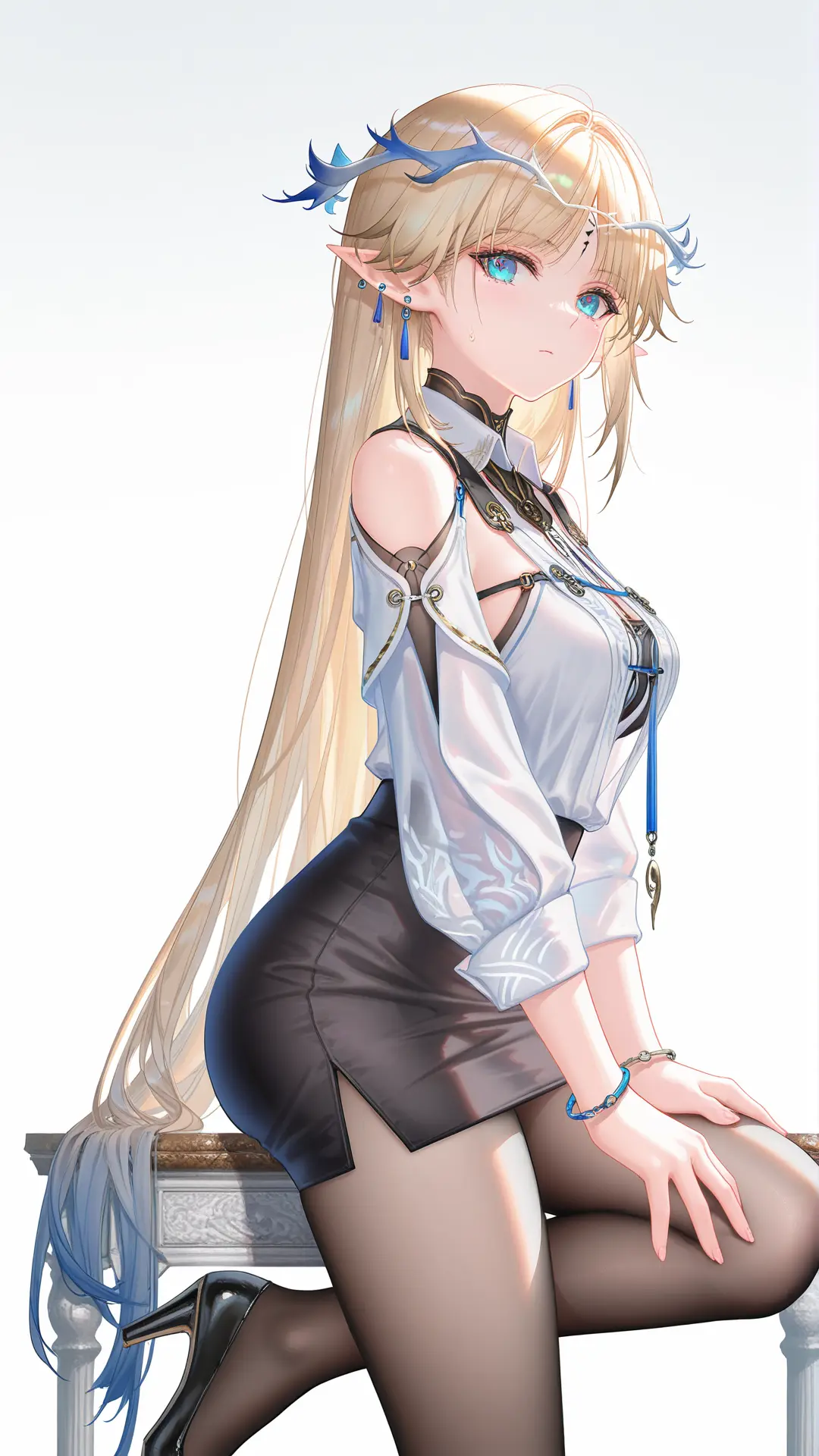 卡提希娅 手机壁纸 鸣潮 卡提希娅职场也是变成打工的牛马了