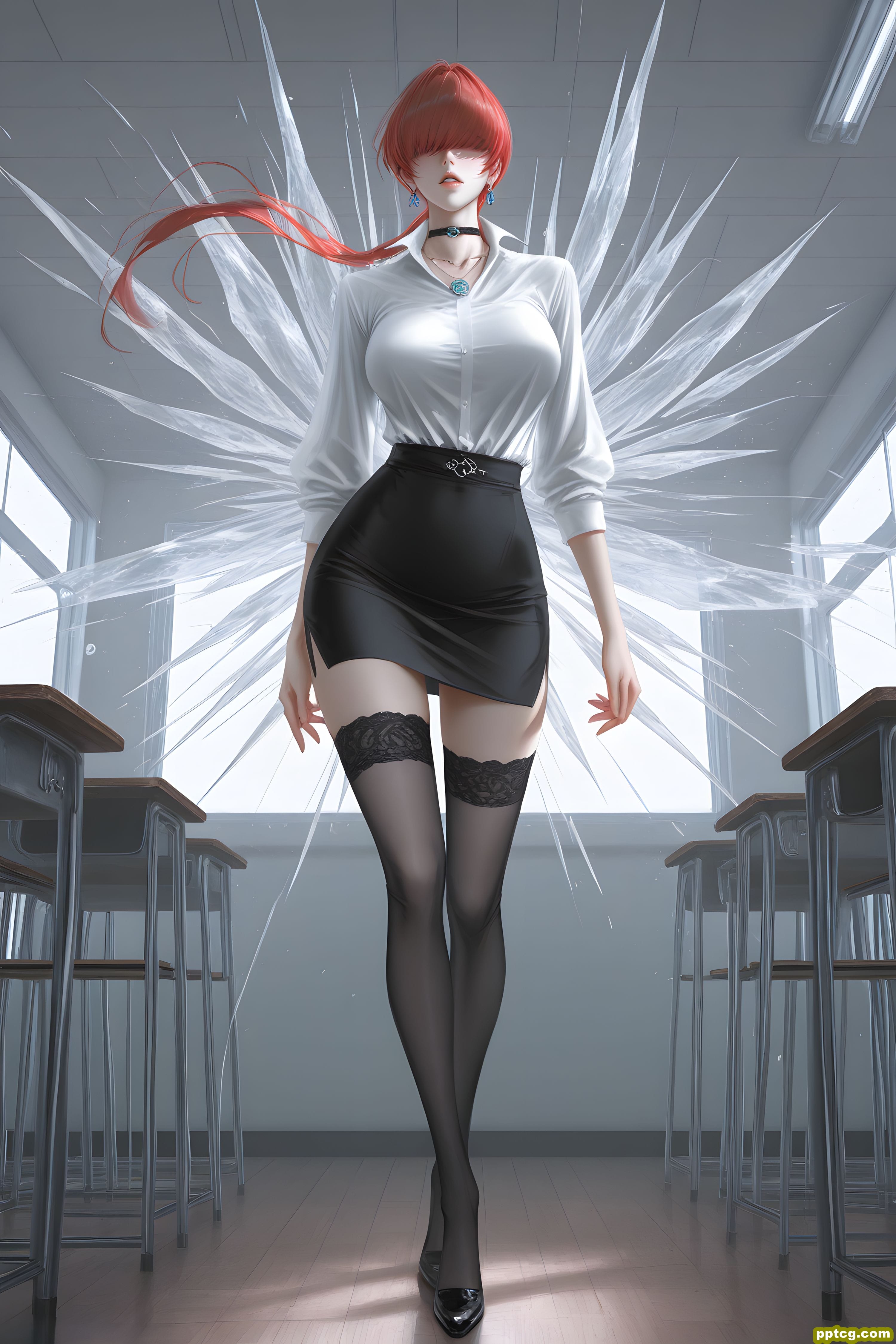 夏尔米 OL穿搭 二次元 拳皇 手机壁纸 丝袜