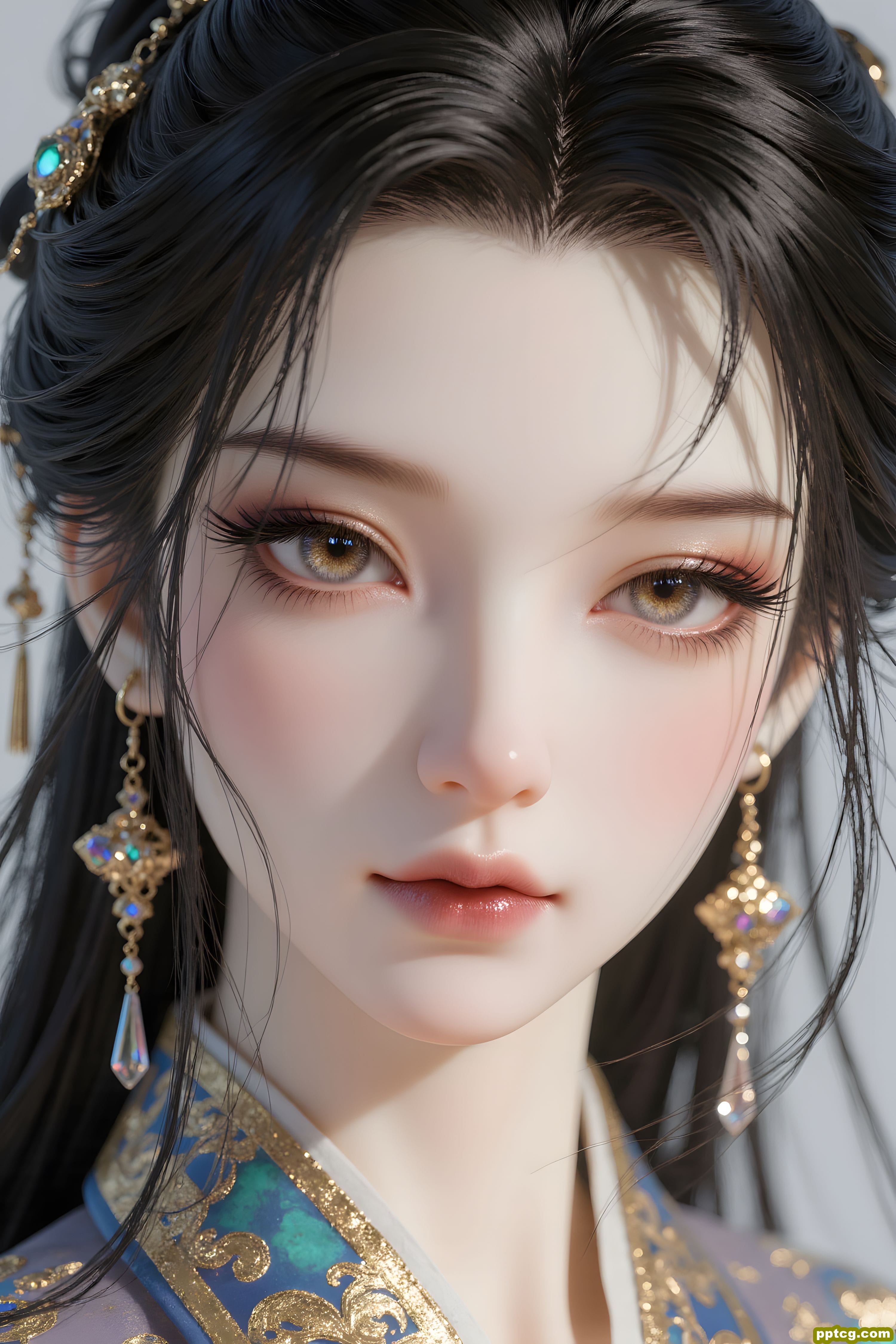 【9P】古风 国风 手机壁纸 唯美 人物特写 美女