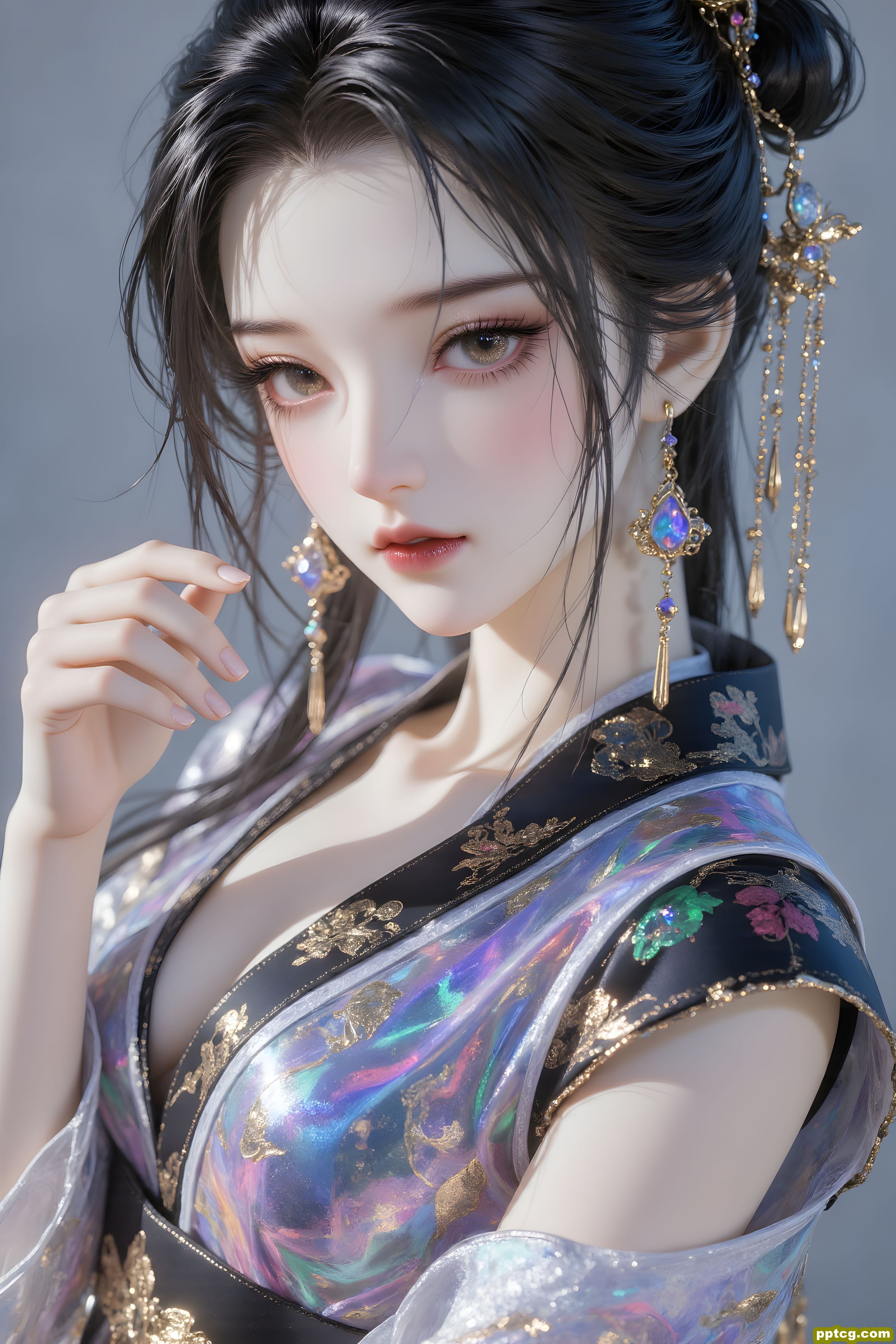 【9P】古风 国风 手机壁纸 唯美 人物特写 美女