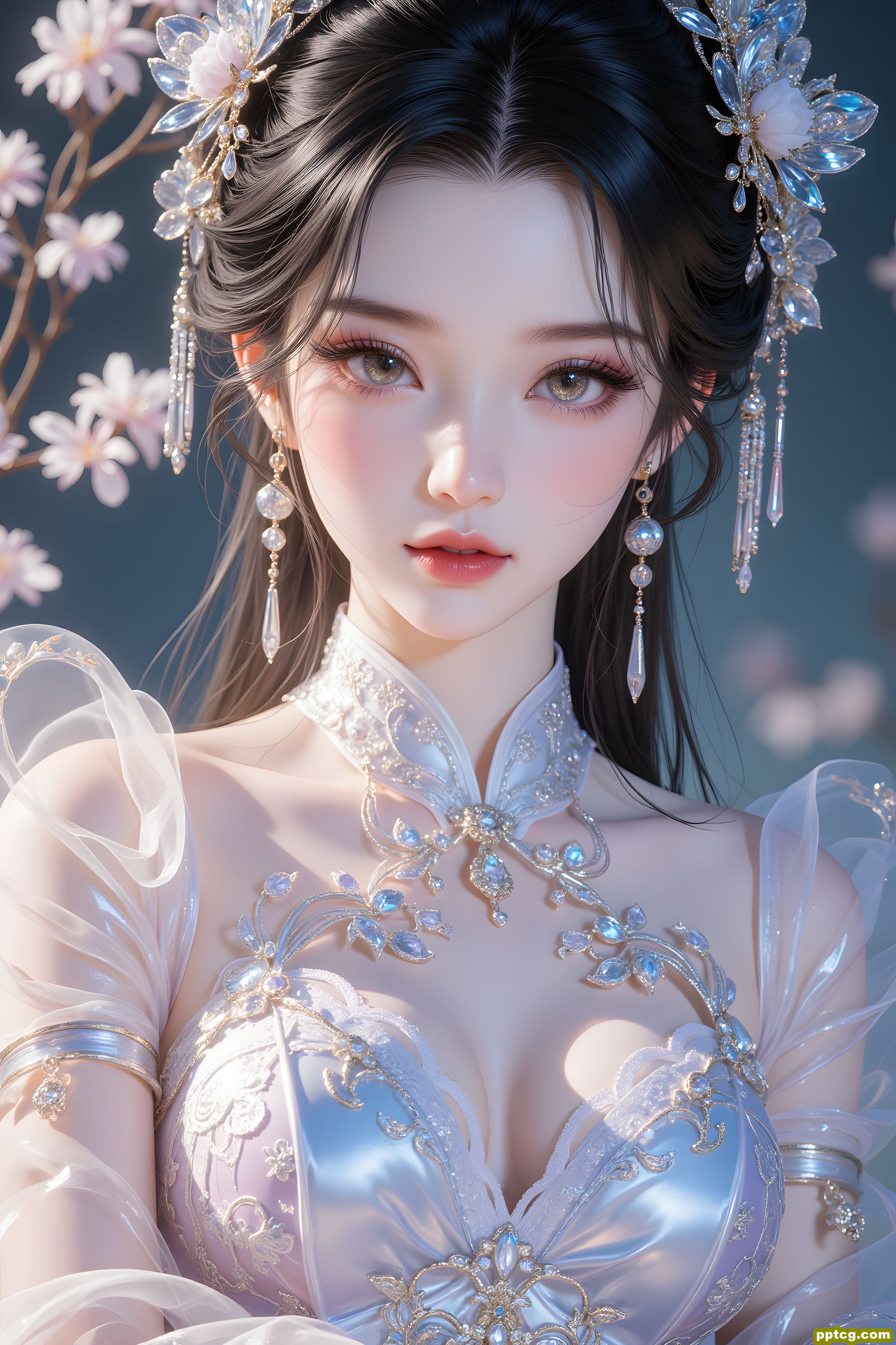 【9P】古风 国风 手机壁纸 唯美 人物特写 美女