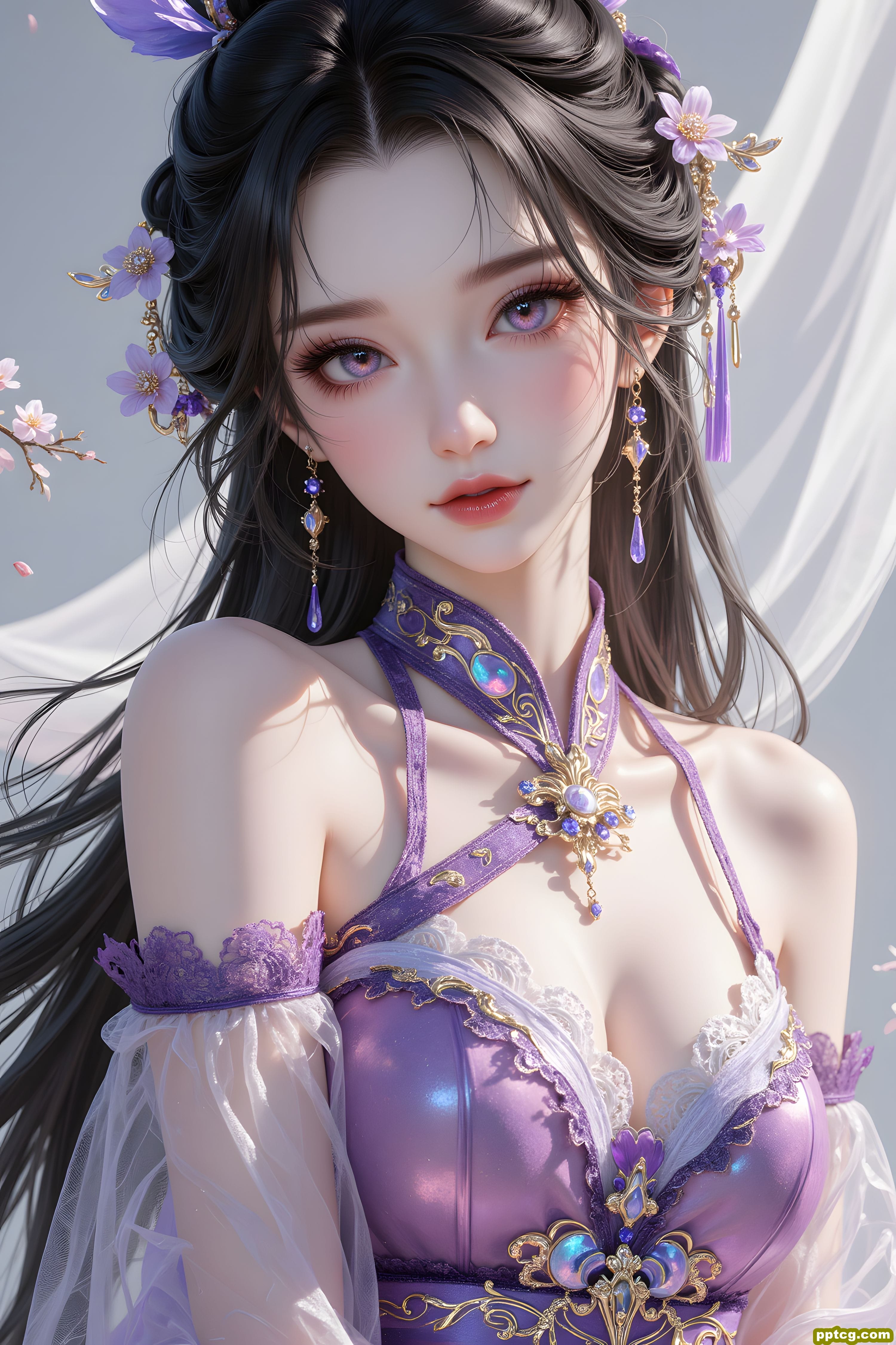 【9P】古风 国风 手机壁纸 唯美 人物特写 美女