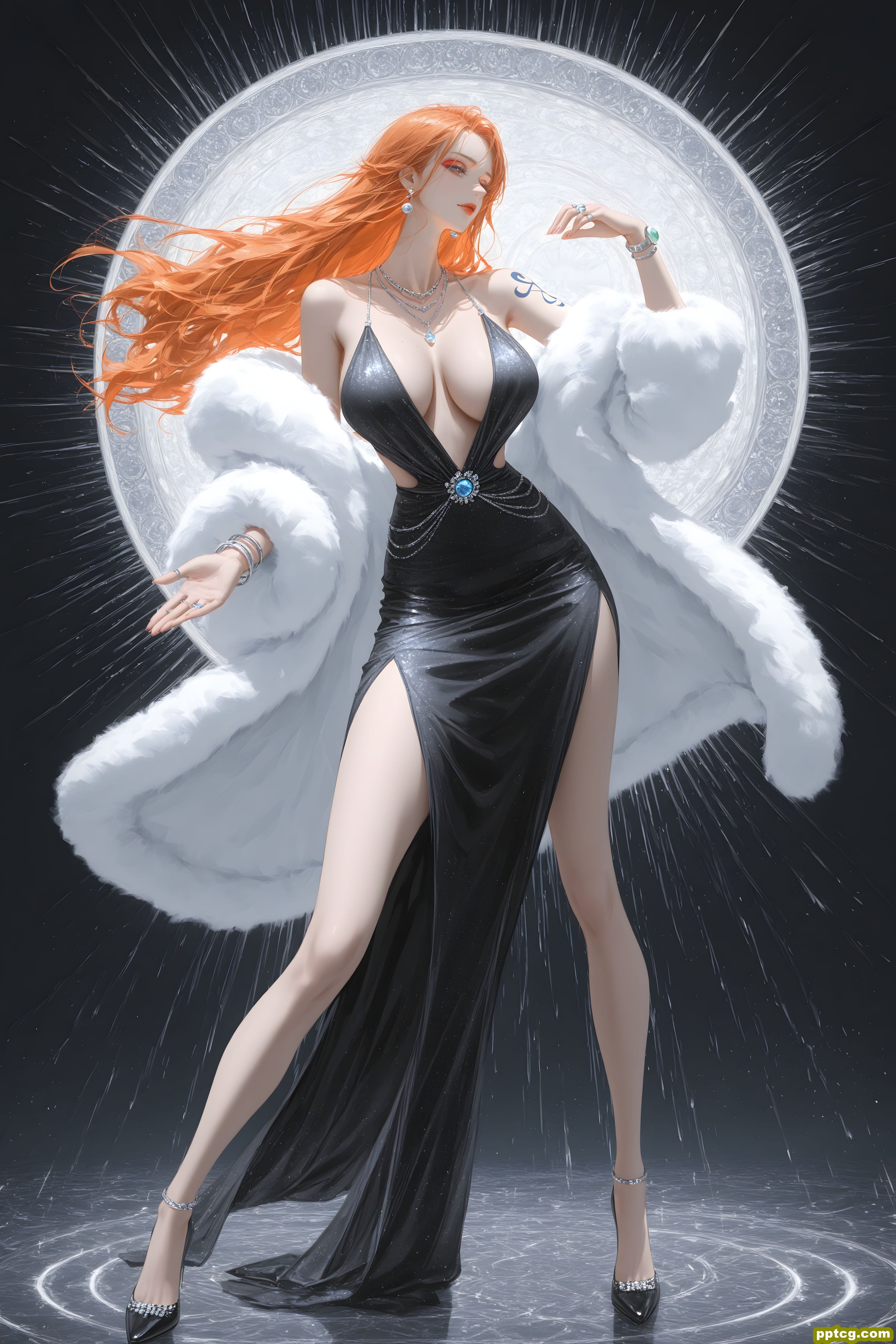 海贼王 御姐系列 手机壁纸 礼服穿搭 绝了-皮皮兔动漫