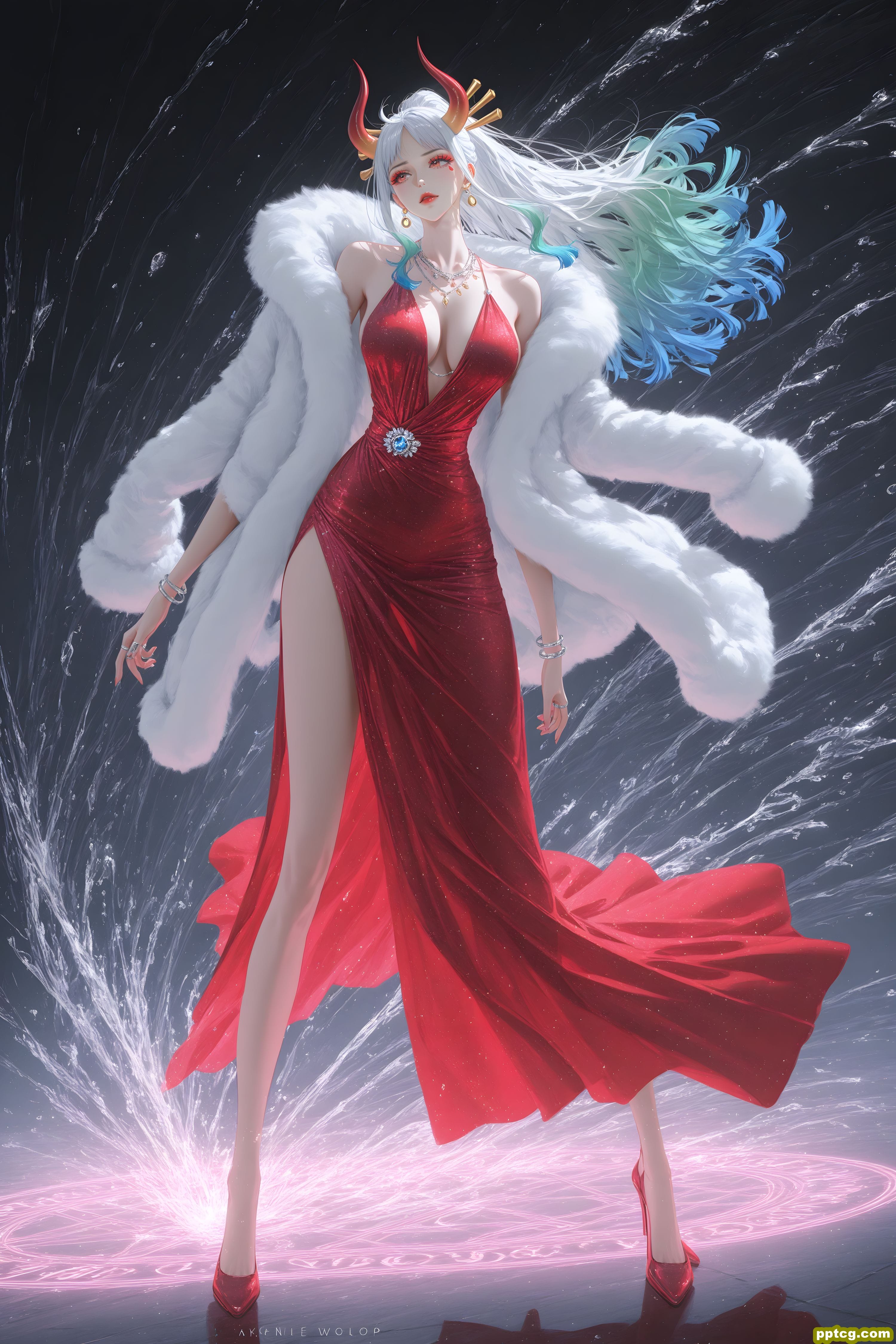 海贼王 御姐系列 手机壁纸 礼服穿搭 绝了