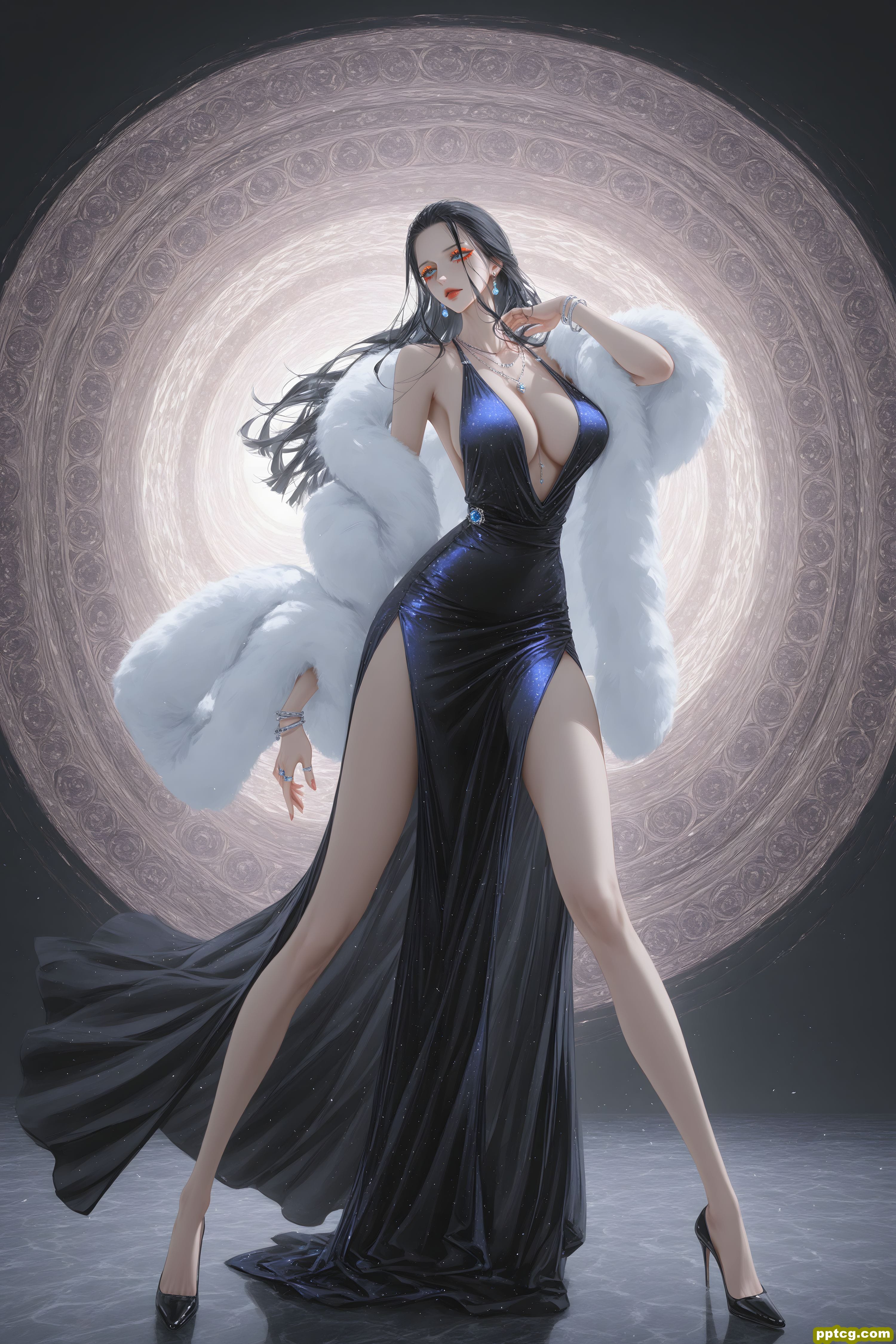 海贼王 御姐系列 手机壁纸 礼服穿搭 绝了