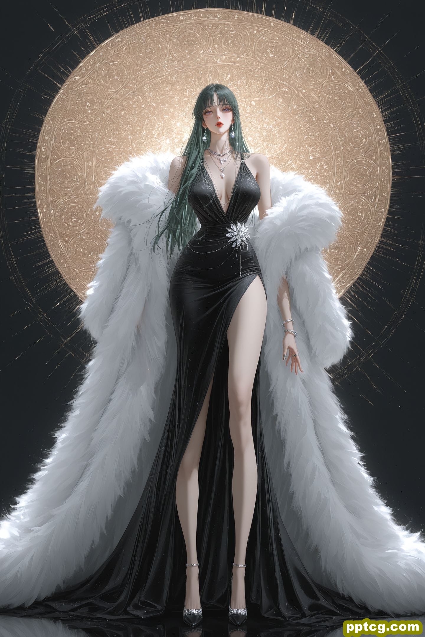 纱织与萨沙 御姐风 圣斗士星矢 雅典娜 城户纱织 二次元 手机壁纸-皮皮兔动漫