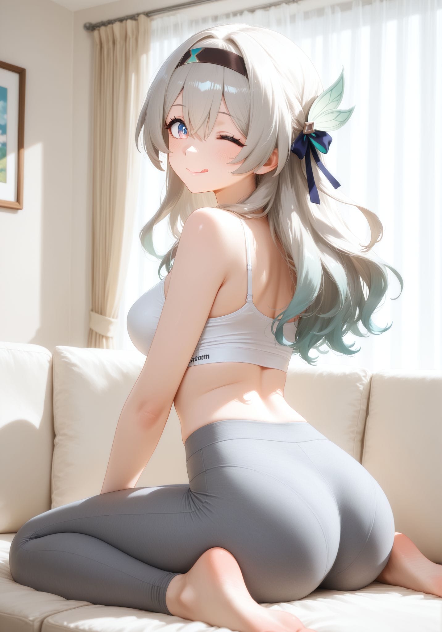 崩坏星穹铁道 流萤 二次元少女-皮皮兔动漫