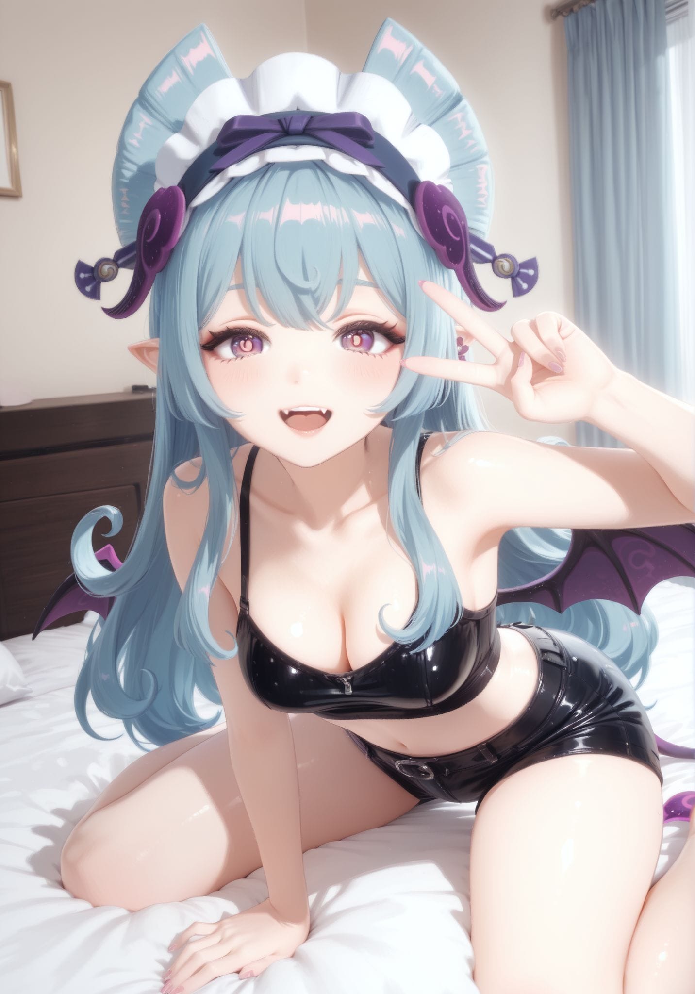 二次元 原神 梦见月瑞希 魅魔 手机高清壁纸