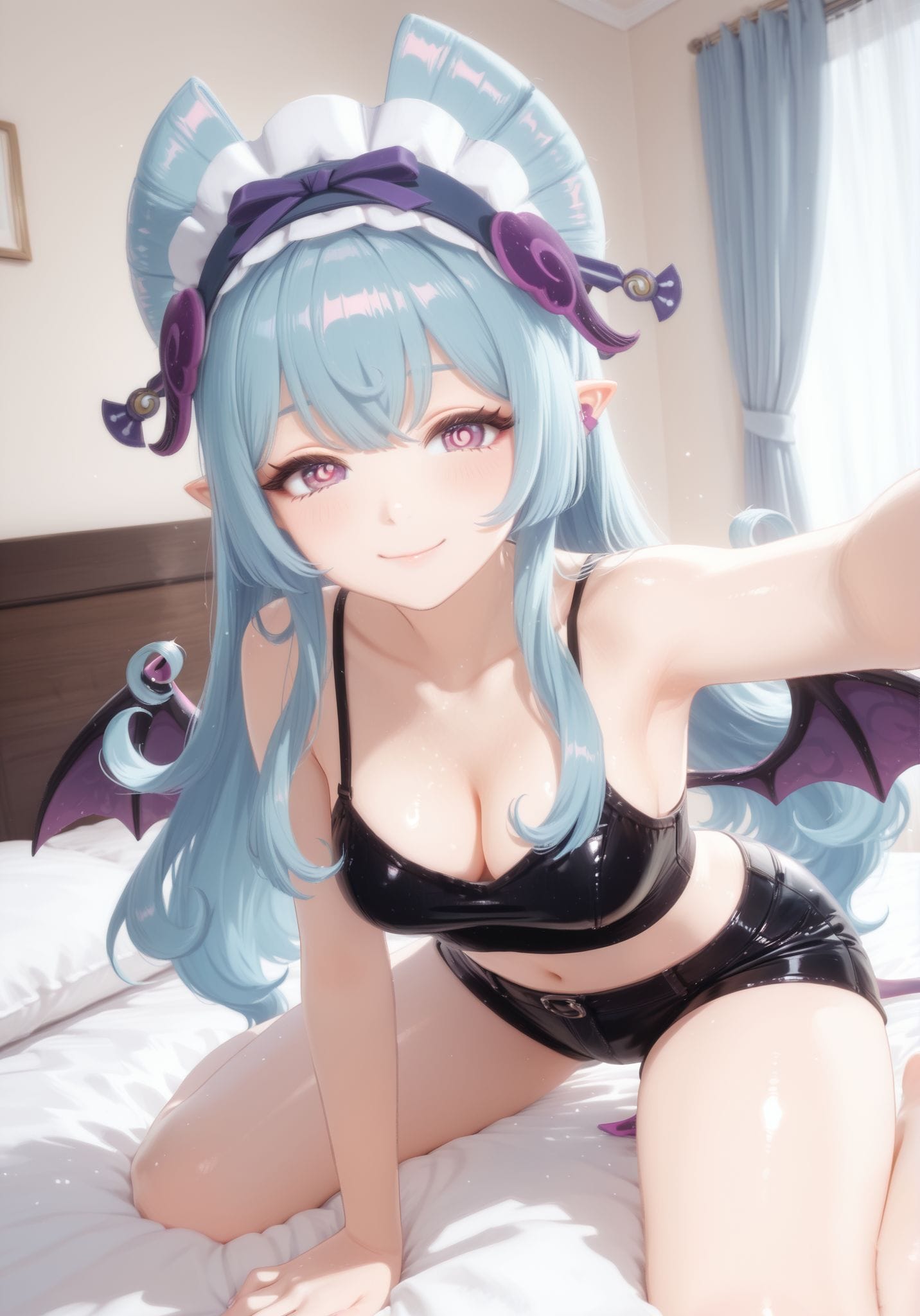 二次元 原神 梦见月瑞希 魅魔 手机高清壁纸