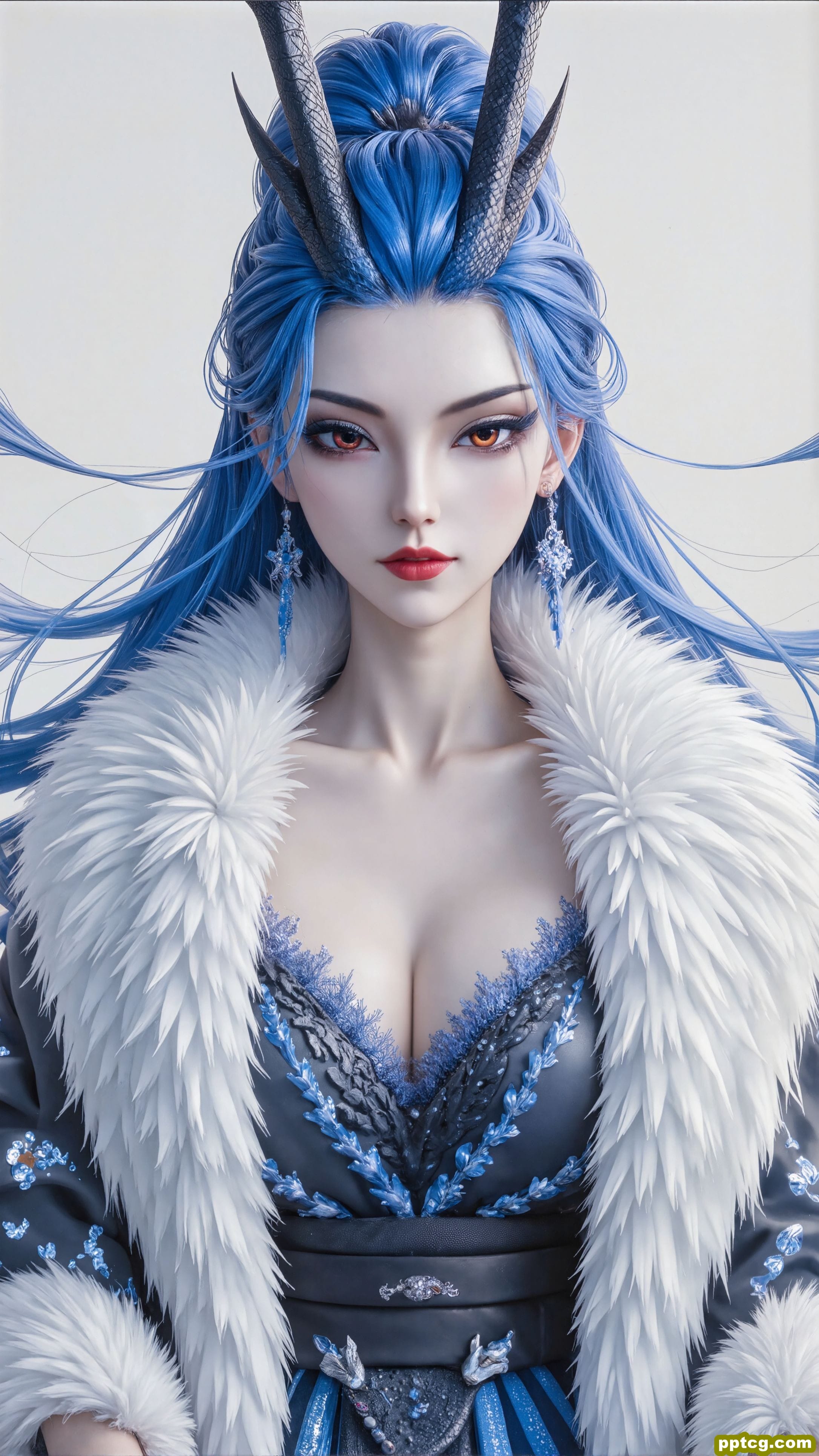 ai绘画 龙女 哪吒 敖闰 手机高清壁纸图片