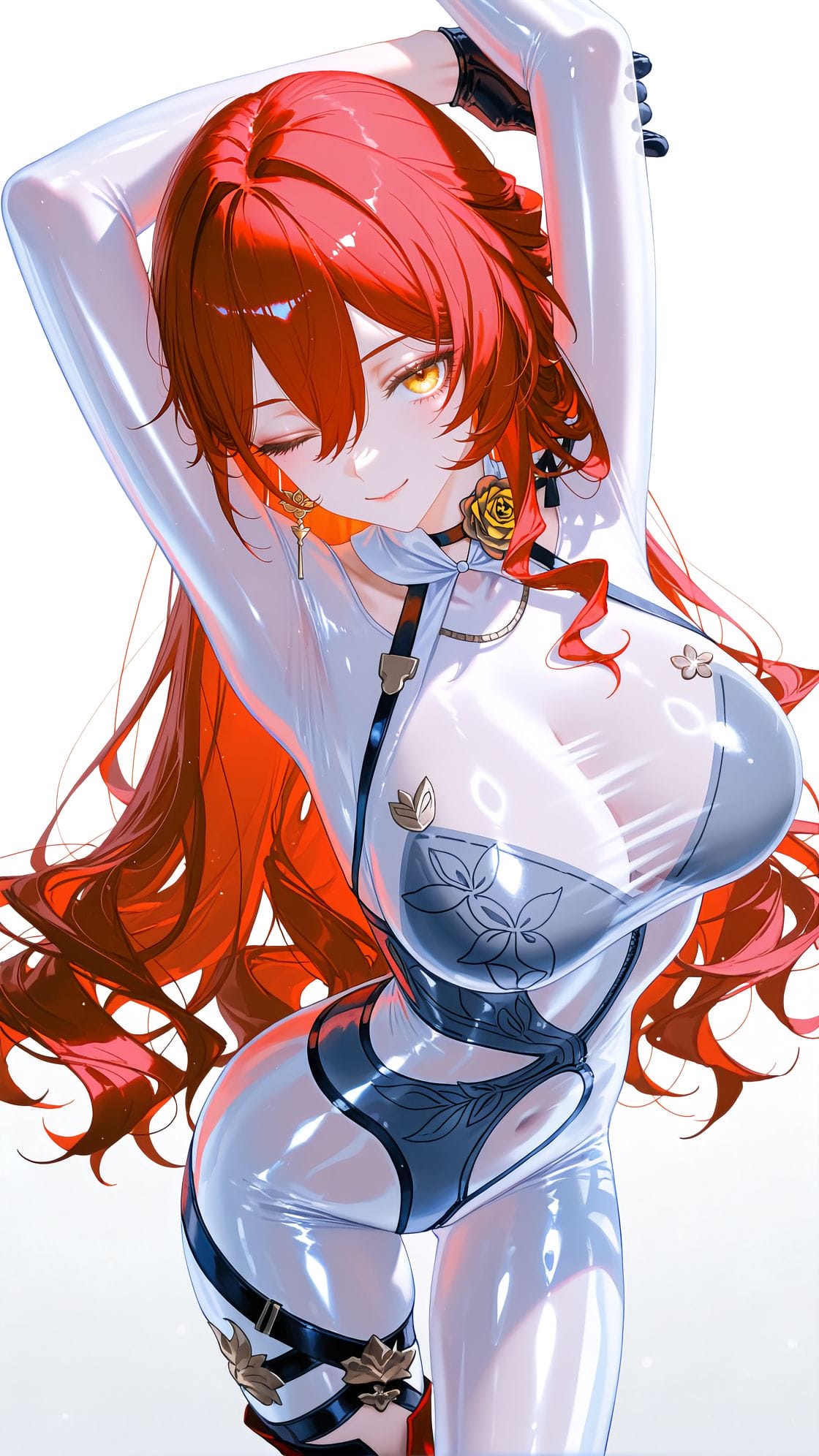 连体紧身衣的姬子 崩坏星穹铁道 壁纸图片 手机高清壁纸