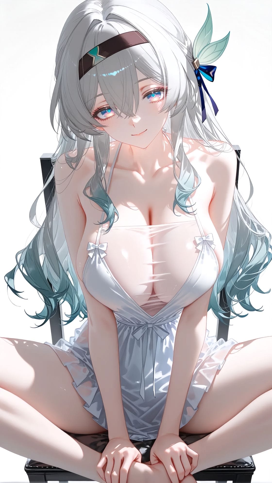 流萤 崩坏星穹铁道 白丝 手机高清壁纸图片 丝袜