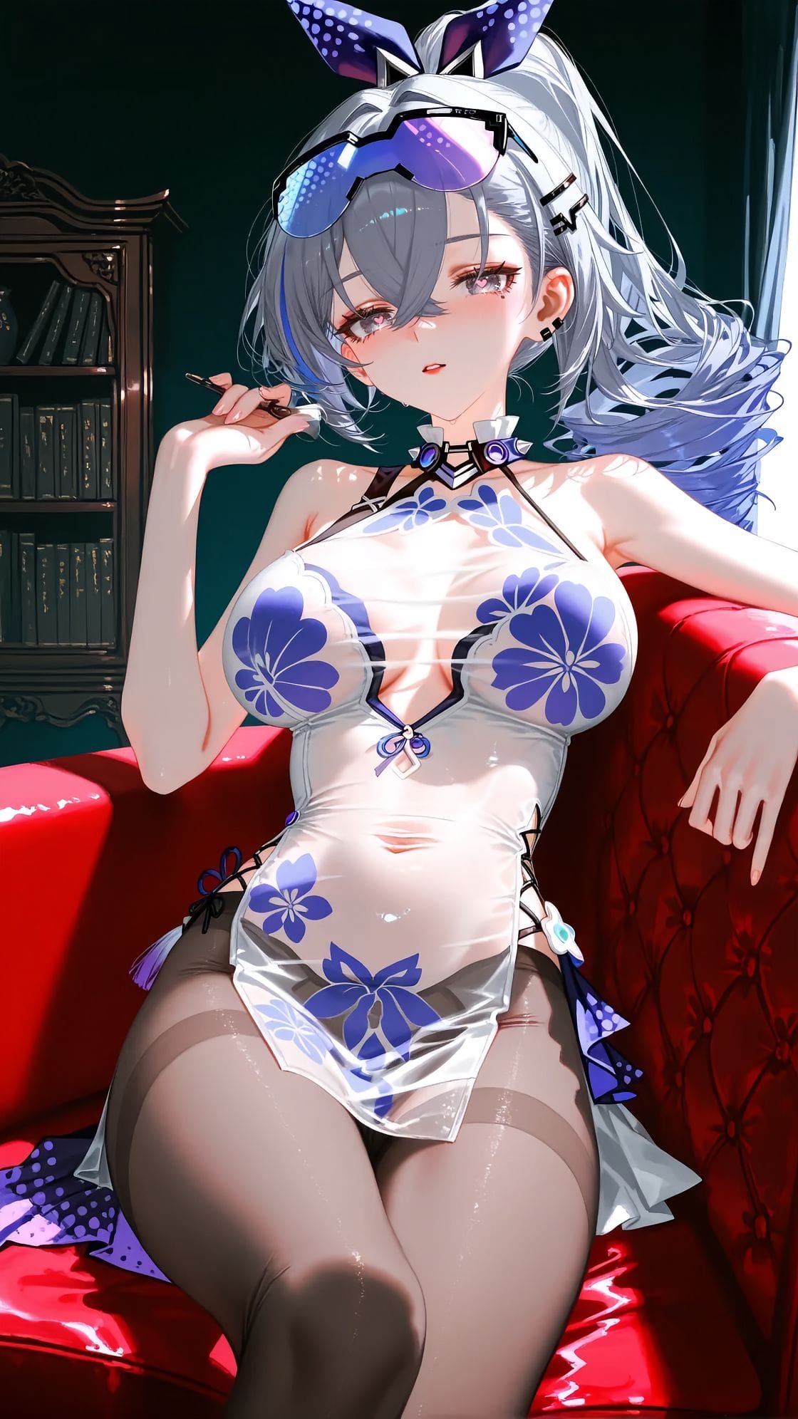 银狼plus 崩坏星穹铁道 黑丝 旗袍-皮皮兔动漫