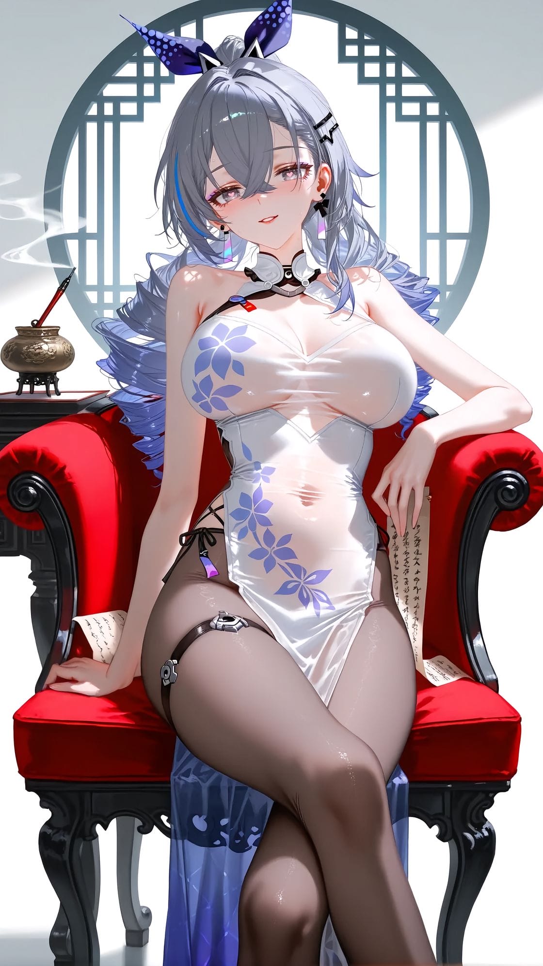 银狼plus 崩坏星穹铁道 黑丝 旗袍