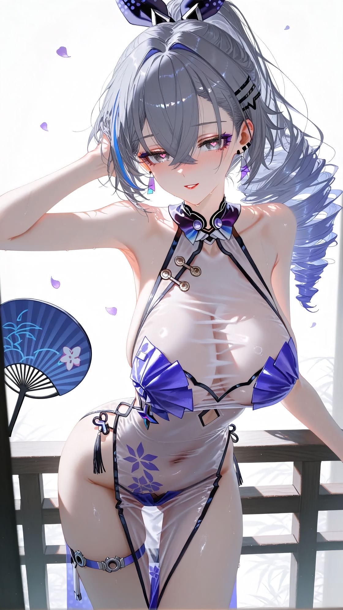 银狼plus 崩坏星穹铁道 黑丝 旗袍