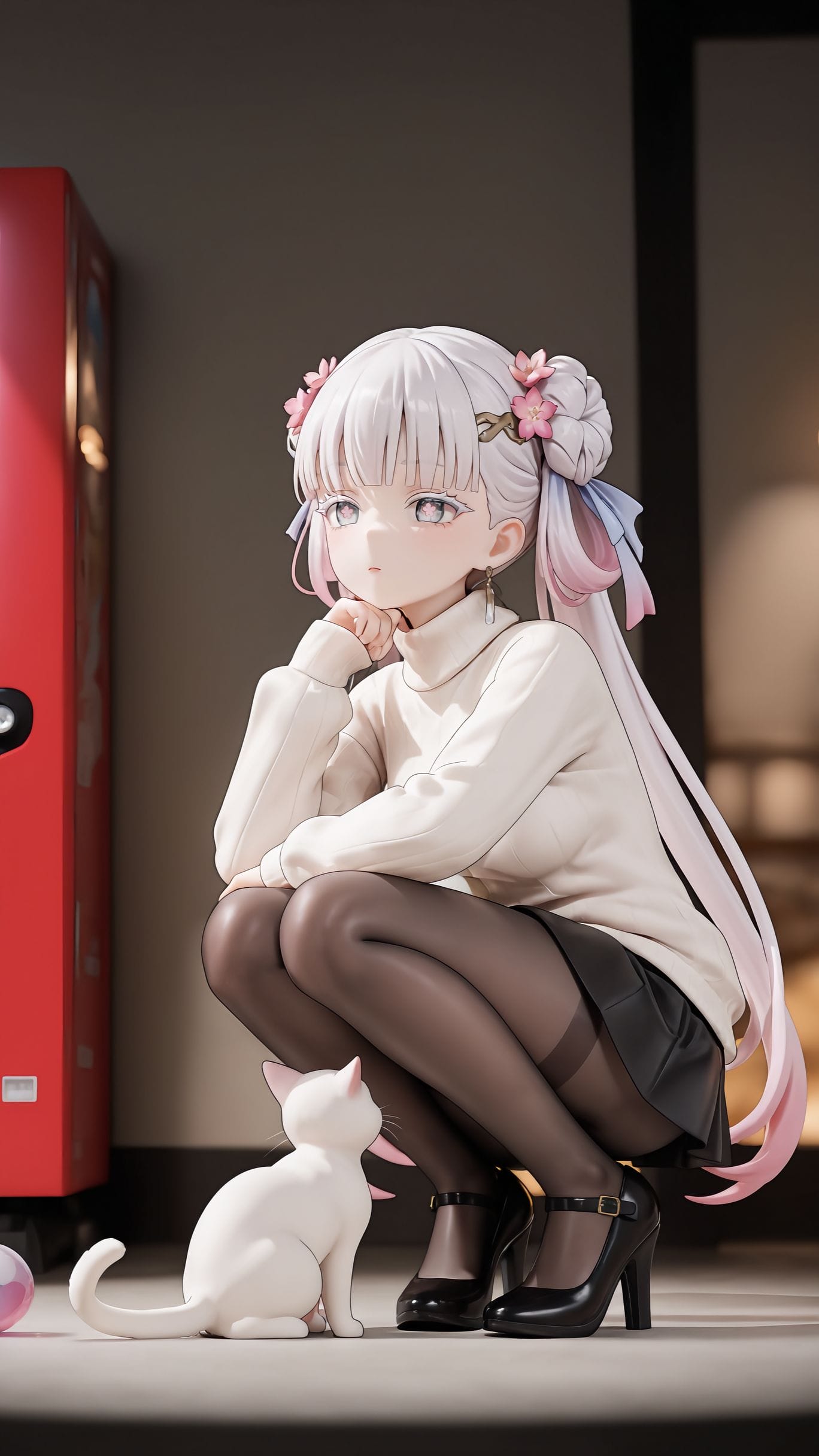 小小个的今汐也是个学生啦，萝莉 游戏角色少女壁纸