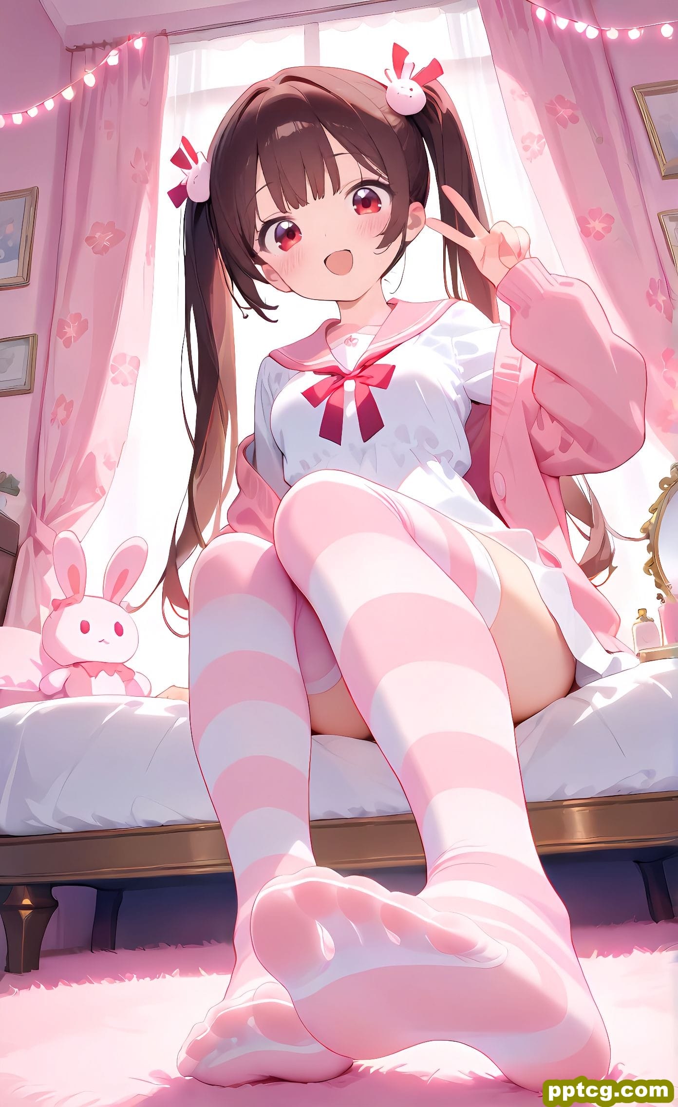 二次元 美图壁纸 萝莉少女 粉色系