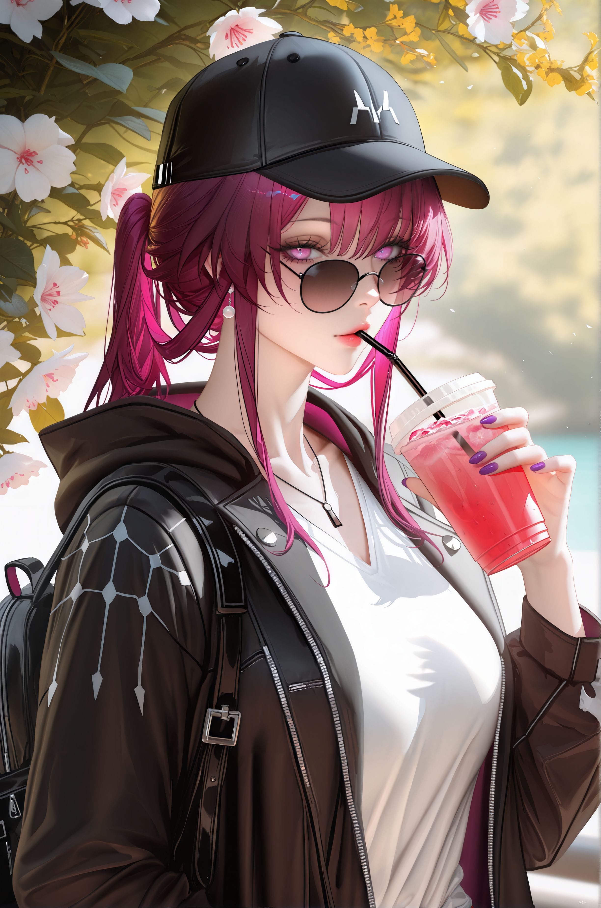 多买了一杯，请你喝。星穹铁道 布洛妮娅 卡芙卡 二次元