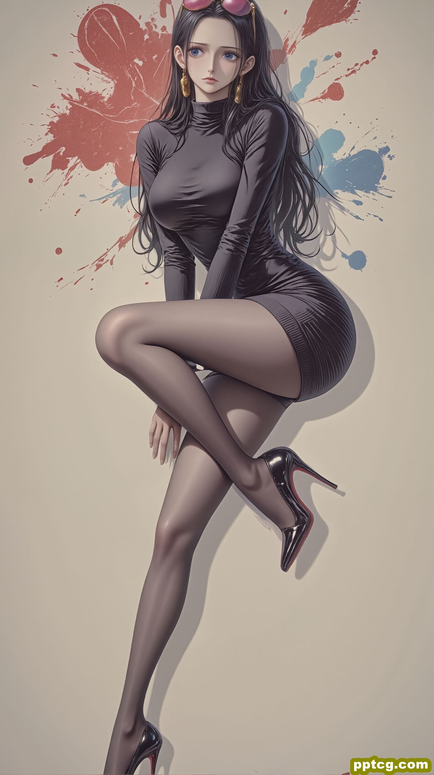 海贼王 肯豆风 罗宾 黑丝袜 美图壁纸