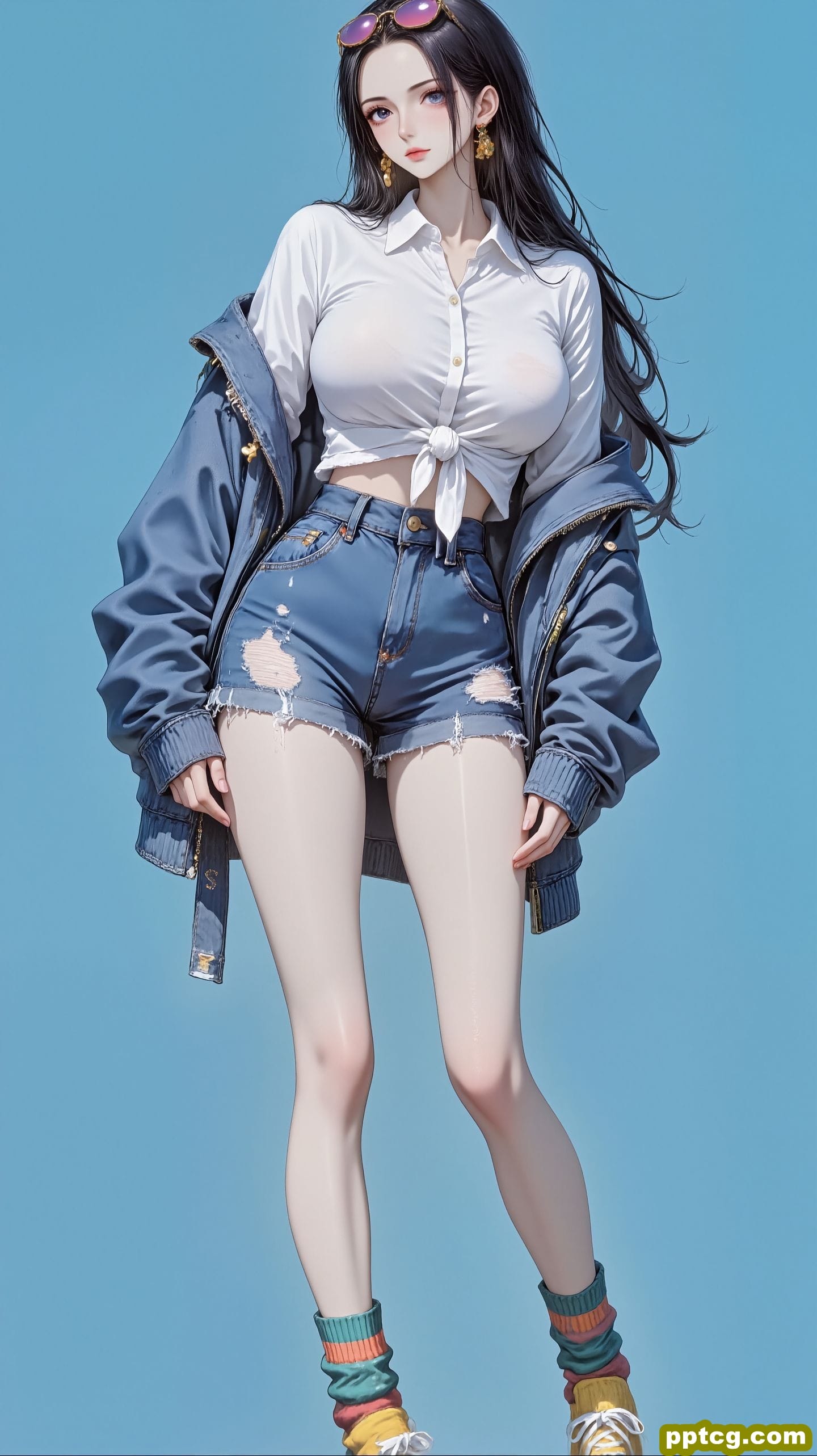 罗宾 海贼王 二次元少女 #罗宾 大长腿 御姐-皮皮兔动漫