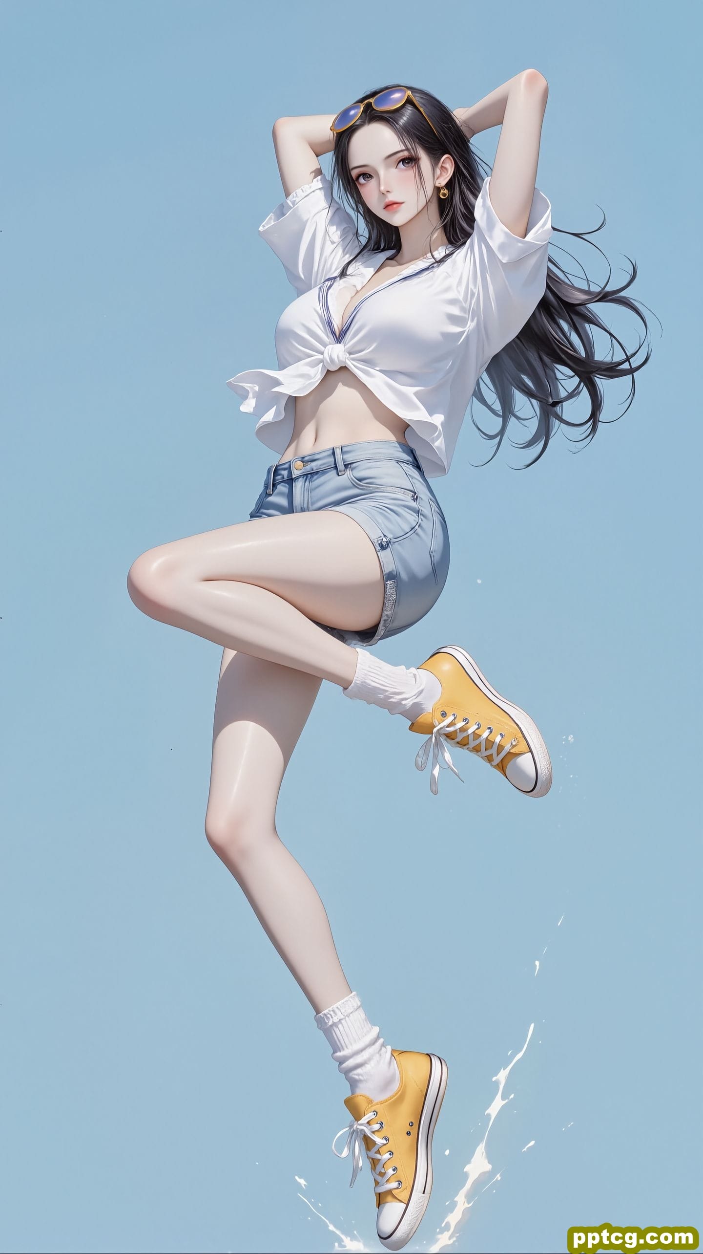 罗宾 海贼王 二次元少女 #罗宾 大长腿 御姐