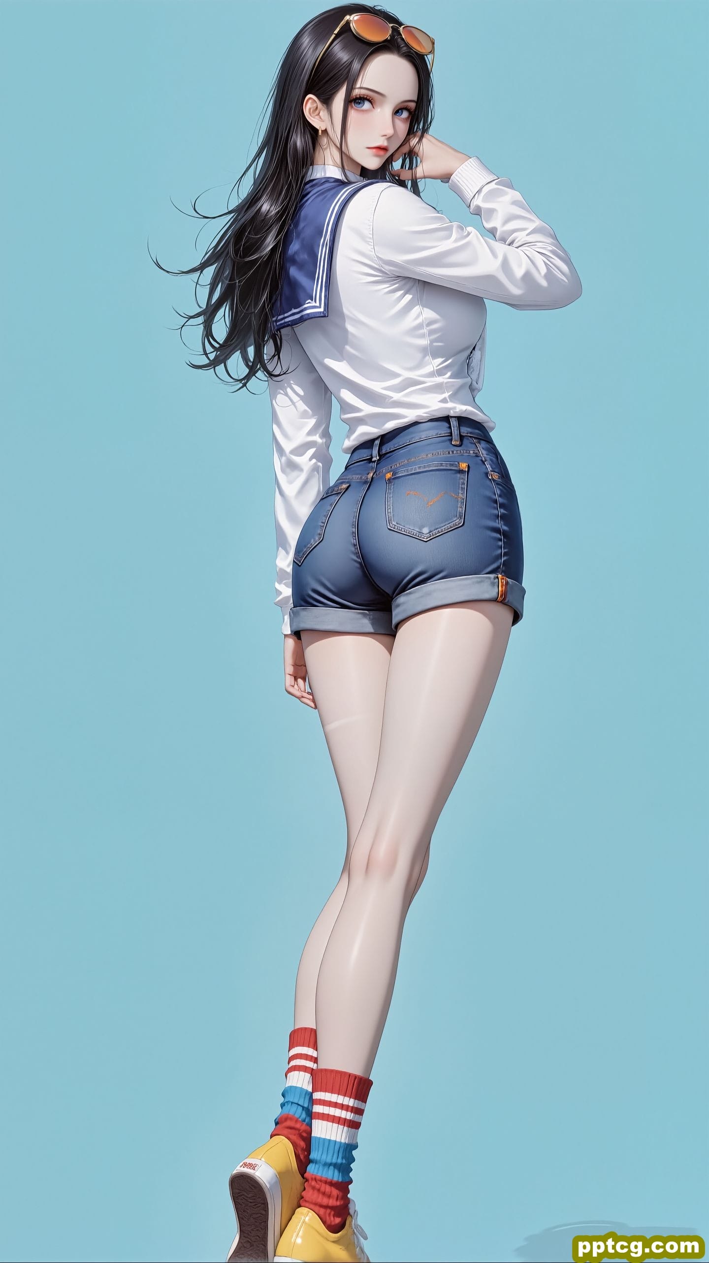 罗宾 海贼王 二次元少女 #罗宾 大长腿 御姐