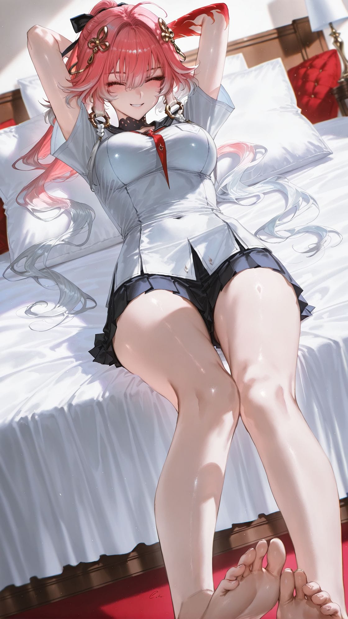 【鸣潮 长离】二次元游戏少女 手机超清背景图片 大美腿