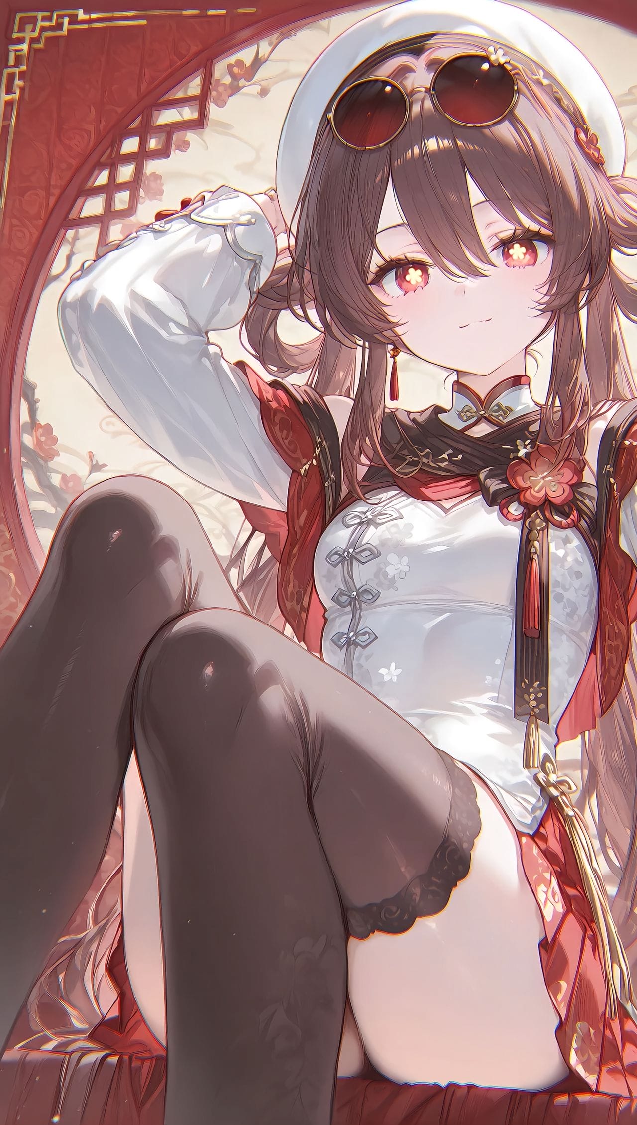 二次元游戏少女 原神 胡桃 手机超清壁纸图片