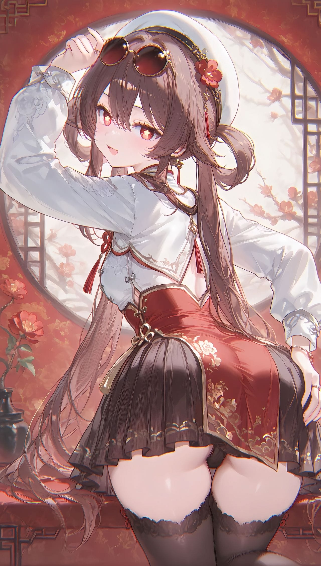 二次元游戏少女 原神 胡桃 手机超清壁纸图片