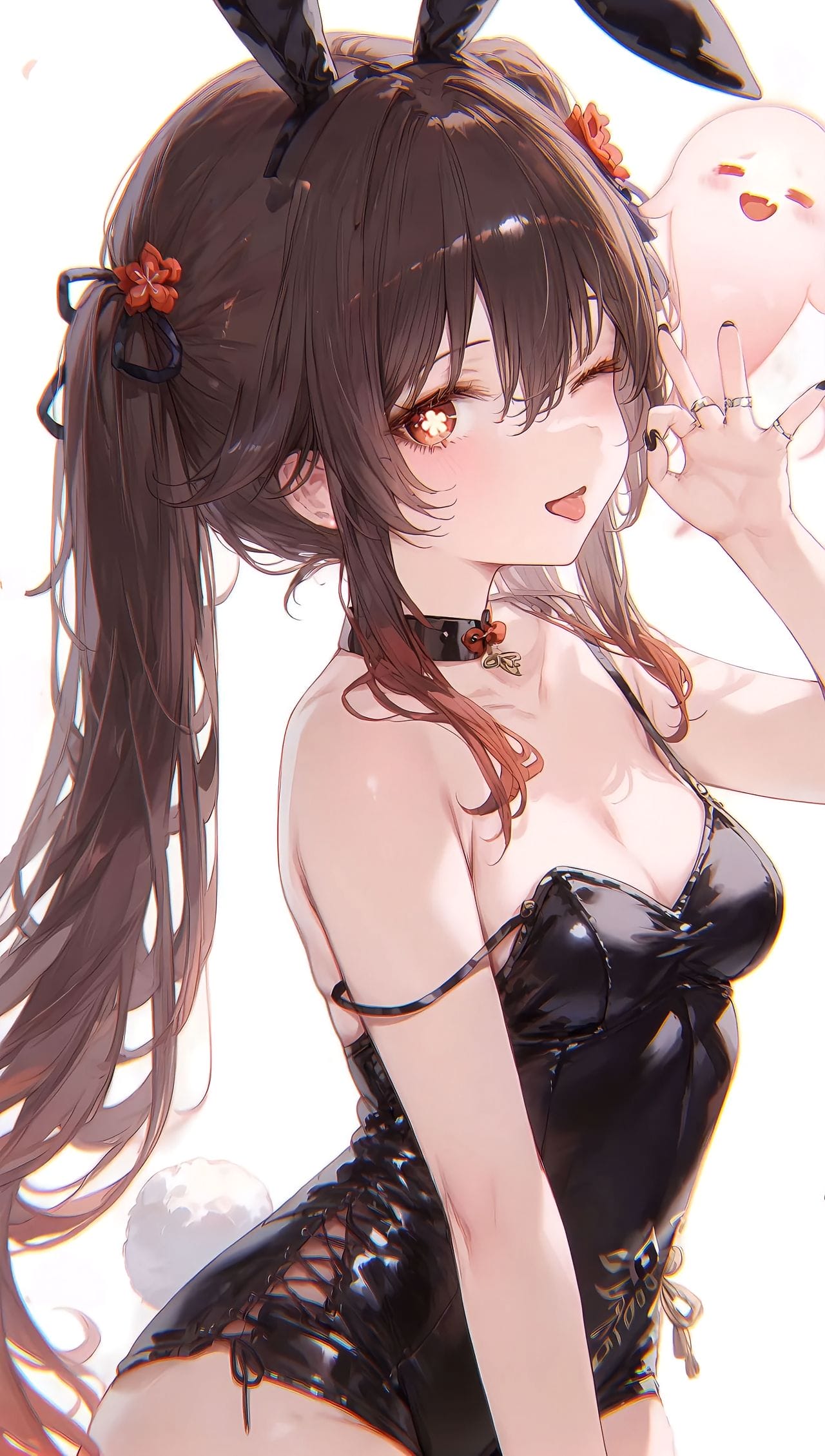 二次元游戏少女 原神 胡桃 手机超清壁纸图片