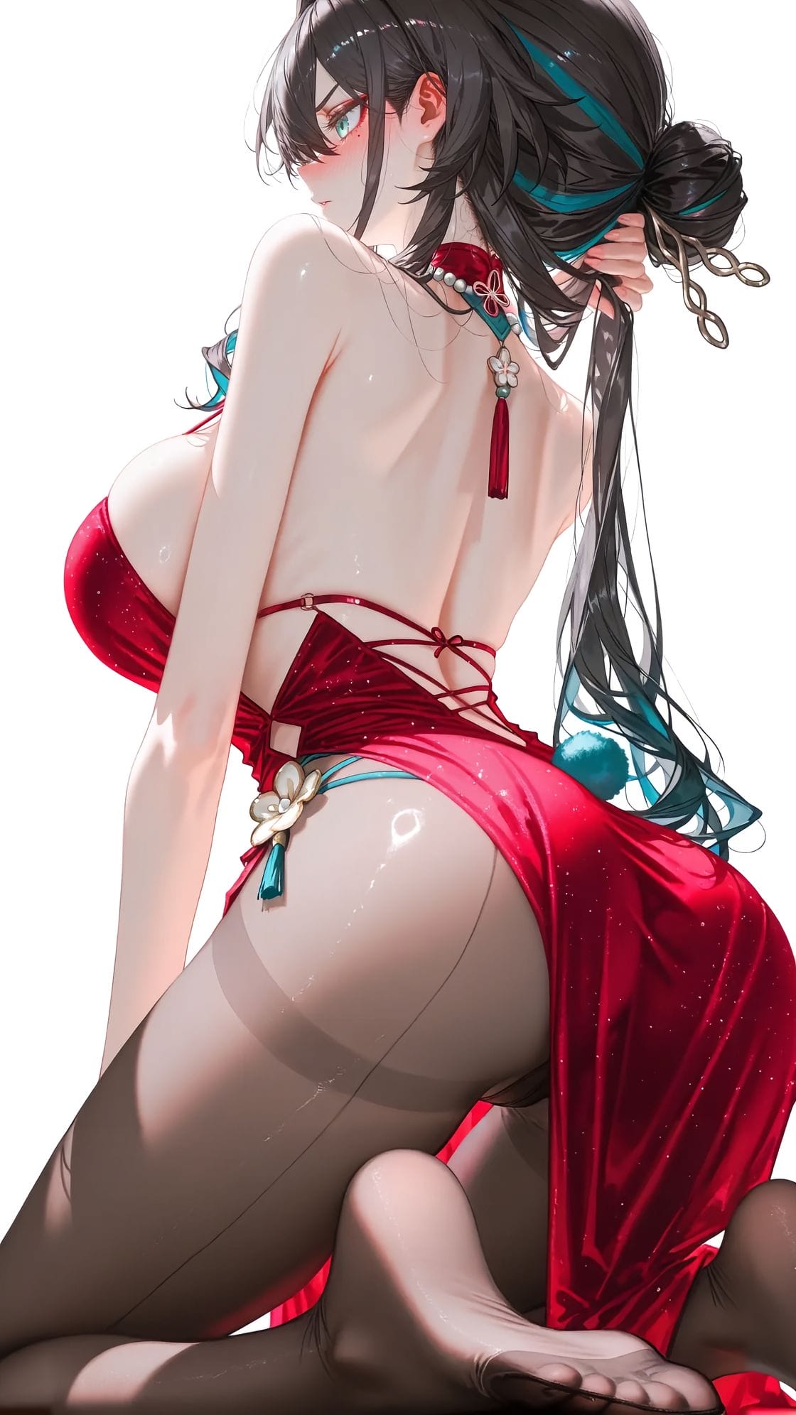 【崩坏星穹铁道】阮梅 红色旗袍礼服 美翻了