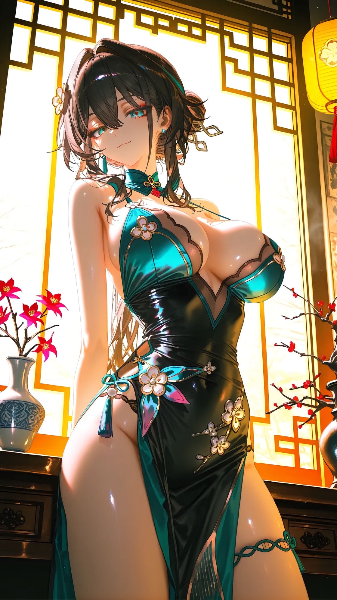 【崩坏星穹铁道】阮梅 红色旗袍礼服 美翻了