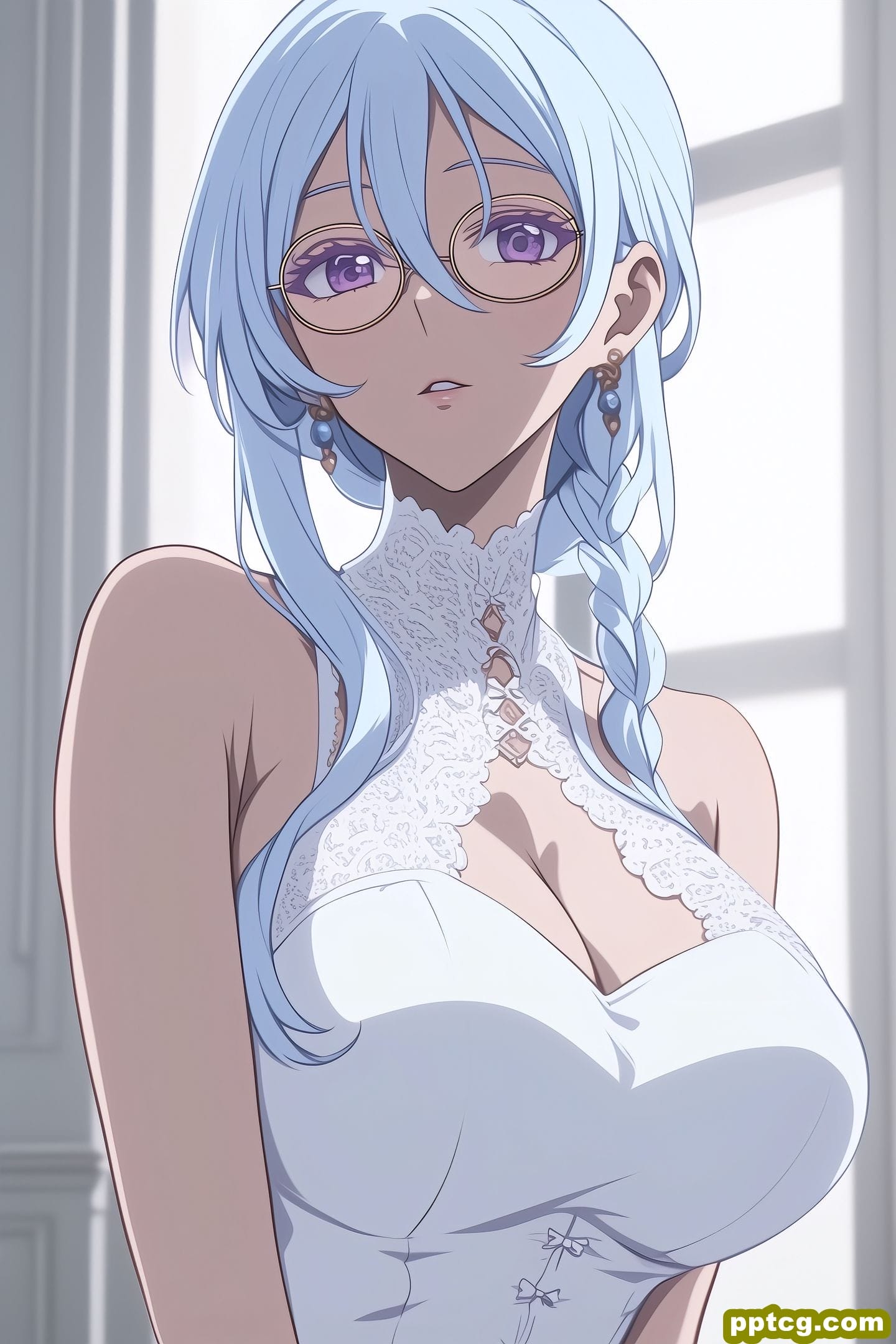 眼镜 御姐 aigc 好图分享 壁纸 情绪-皮皮兔动漫