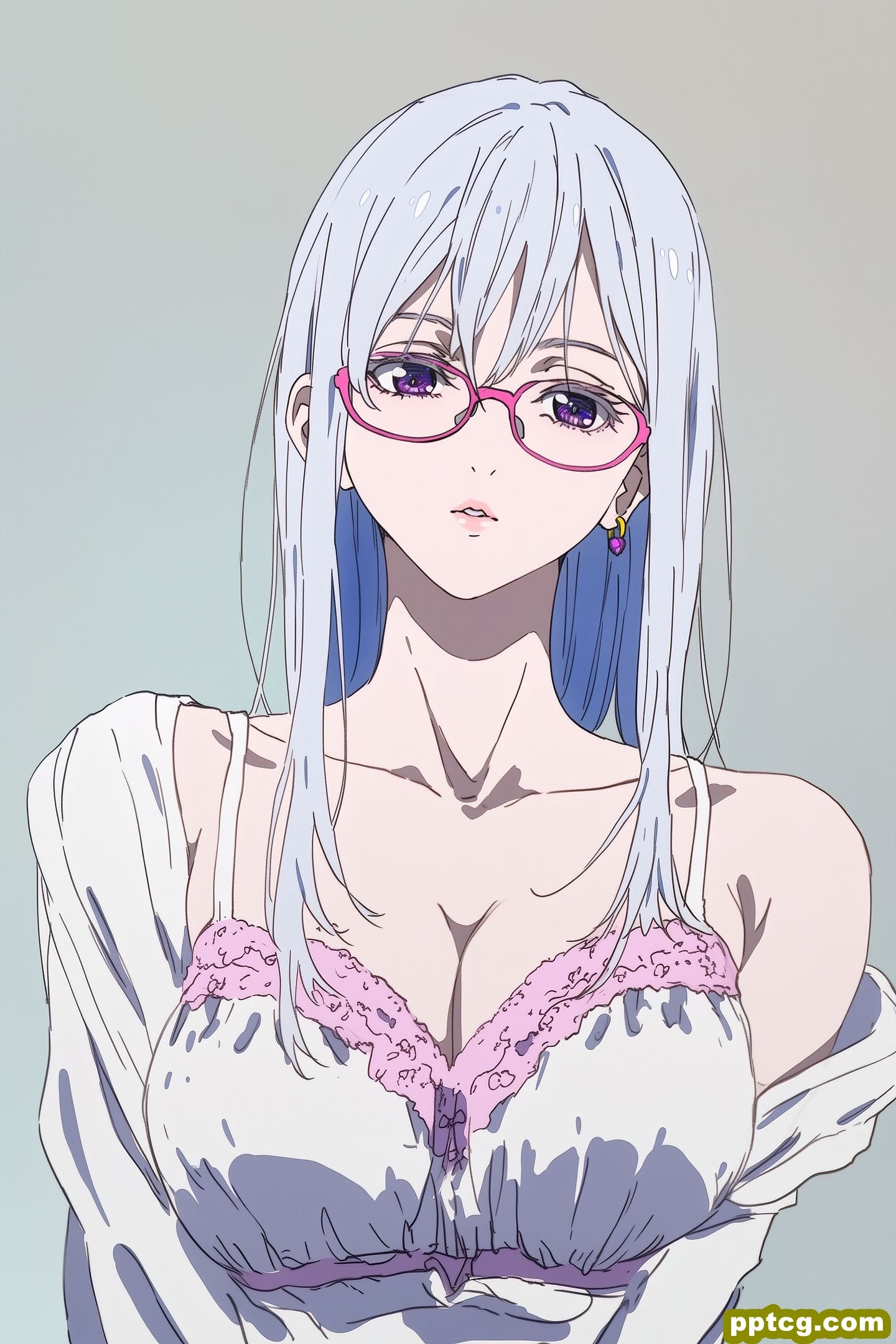 眼镜 御姐 aigc 好图分享 壁纸 情绪