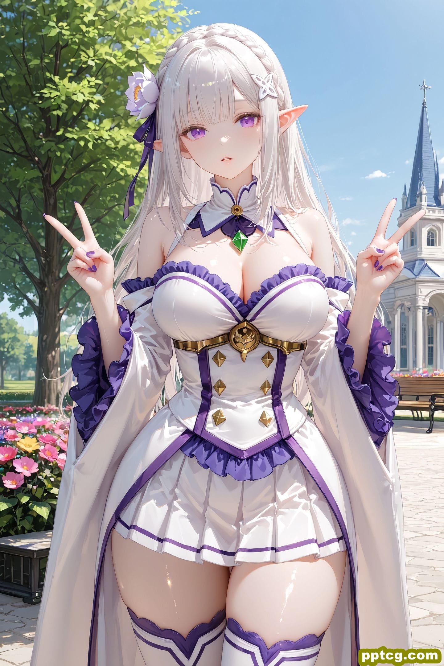 二次元少女美图 从零开始的异世界生活 艾米莉亚