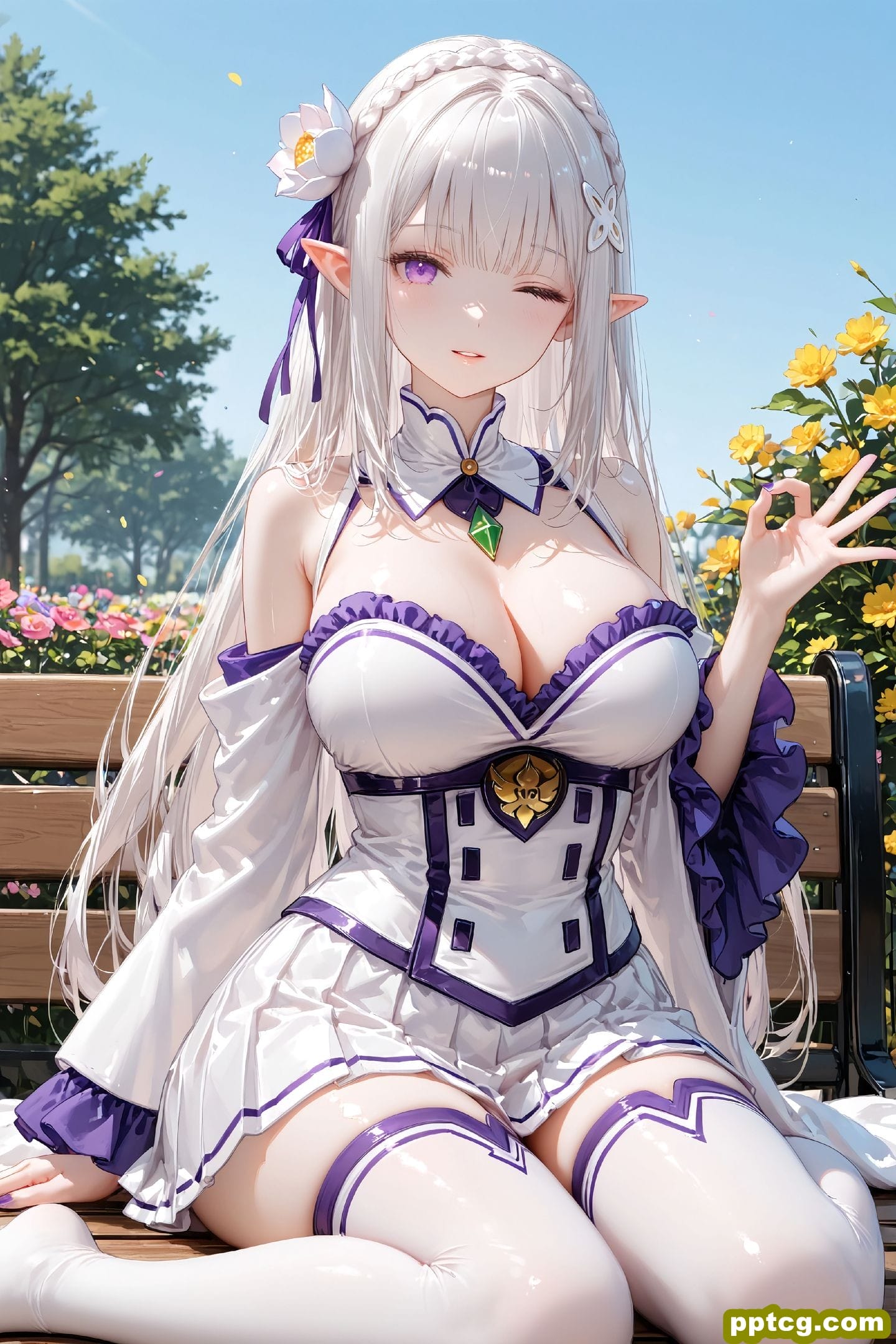 二次元少女美图 从零开始的异世界生活 艾米莉亚