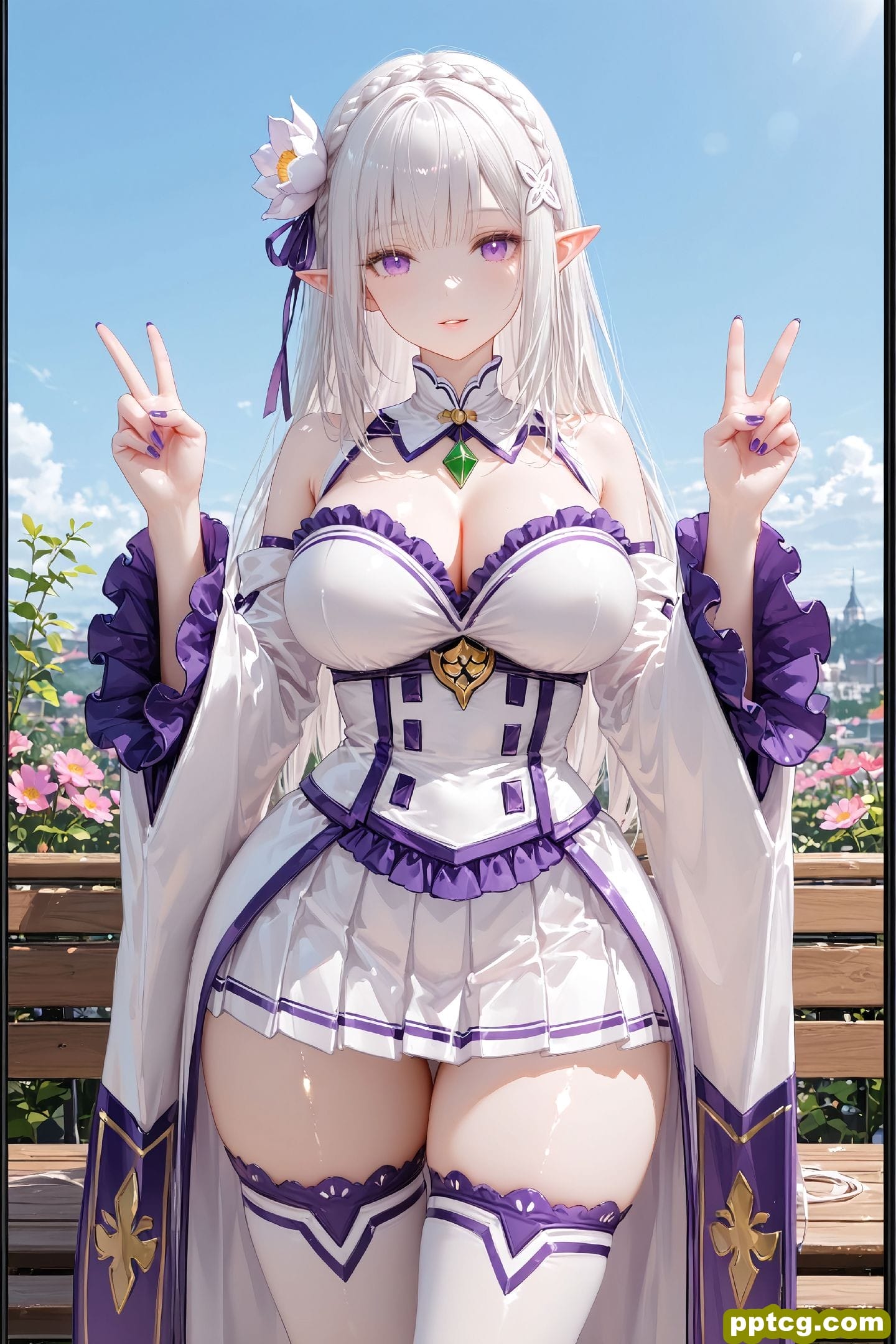 二次元少女美图 从零开始的异世界生活 艾米莉亚