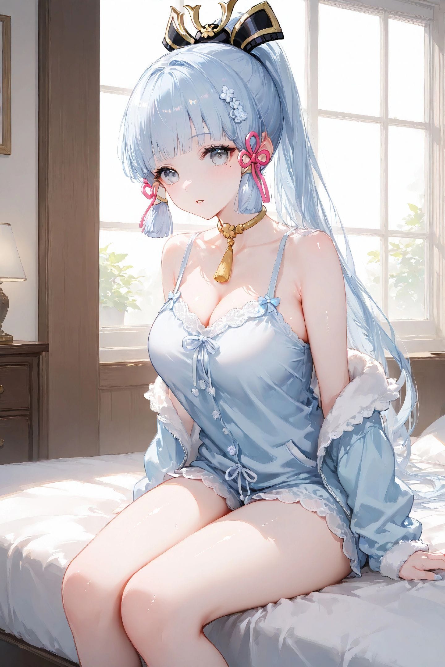 【原神 神里绫华】二次元少女 睡衣 可爱-皮皮兔动漫