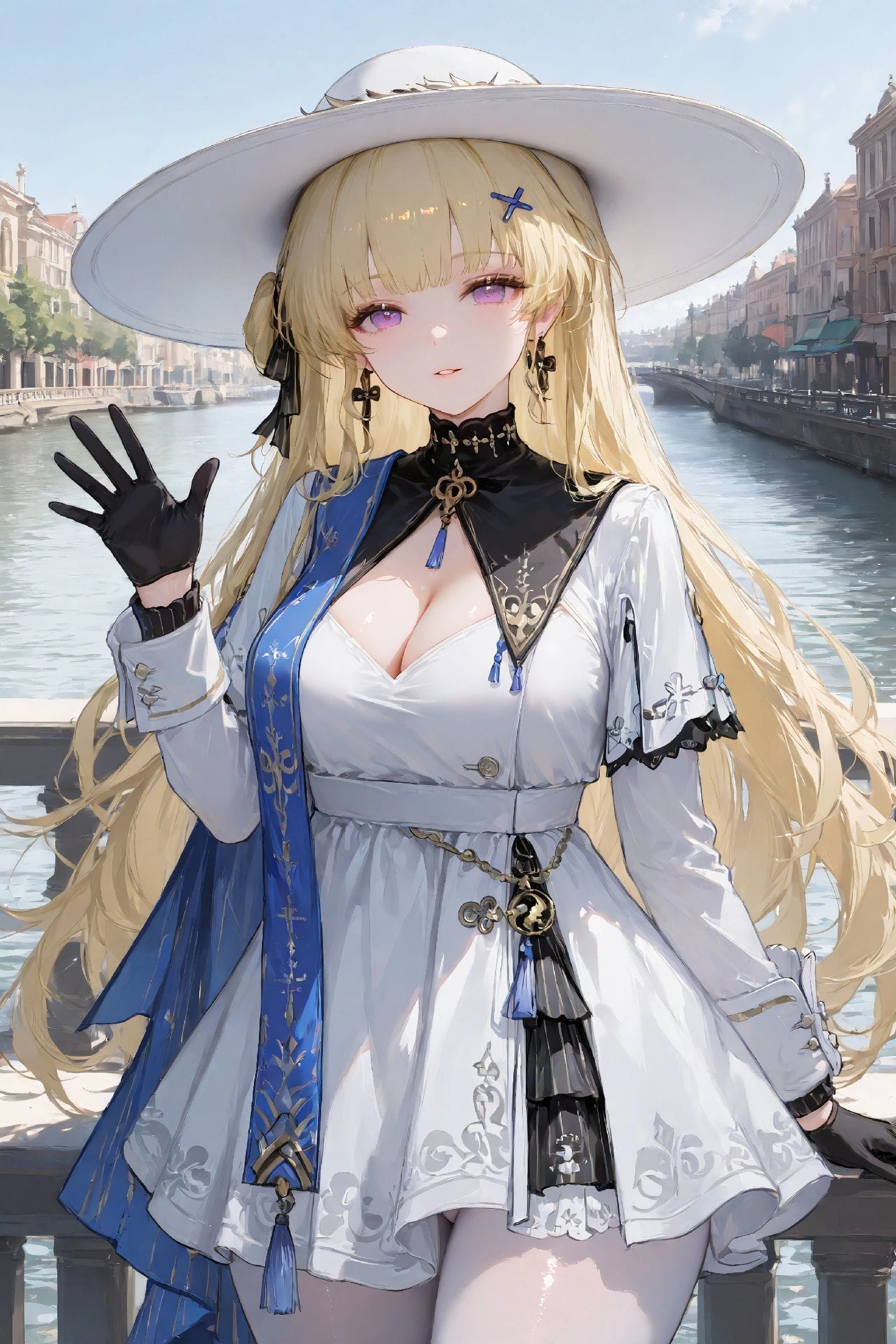 二次元美图 【鸣潮 菲比】女孩与美食 餐厅 可爱