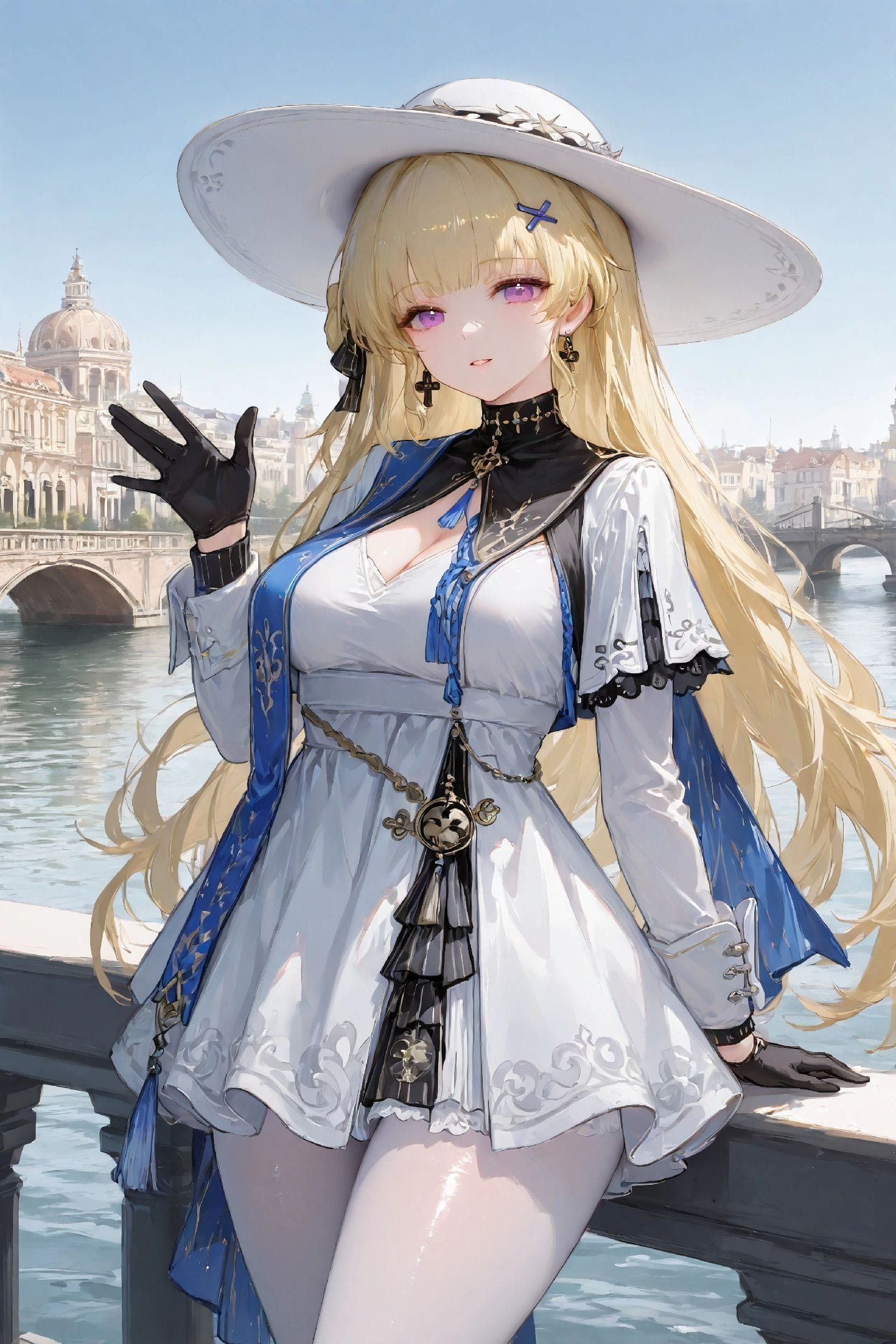 二次元美图 【鸣潮 菲比】女孩与美食 餐厅 可爱