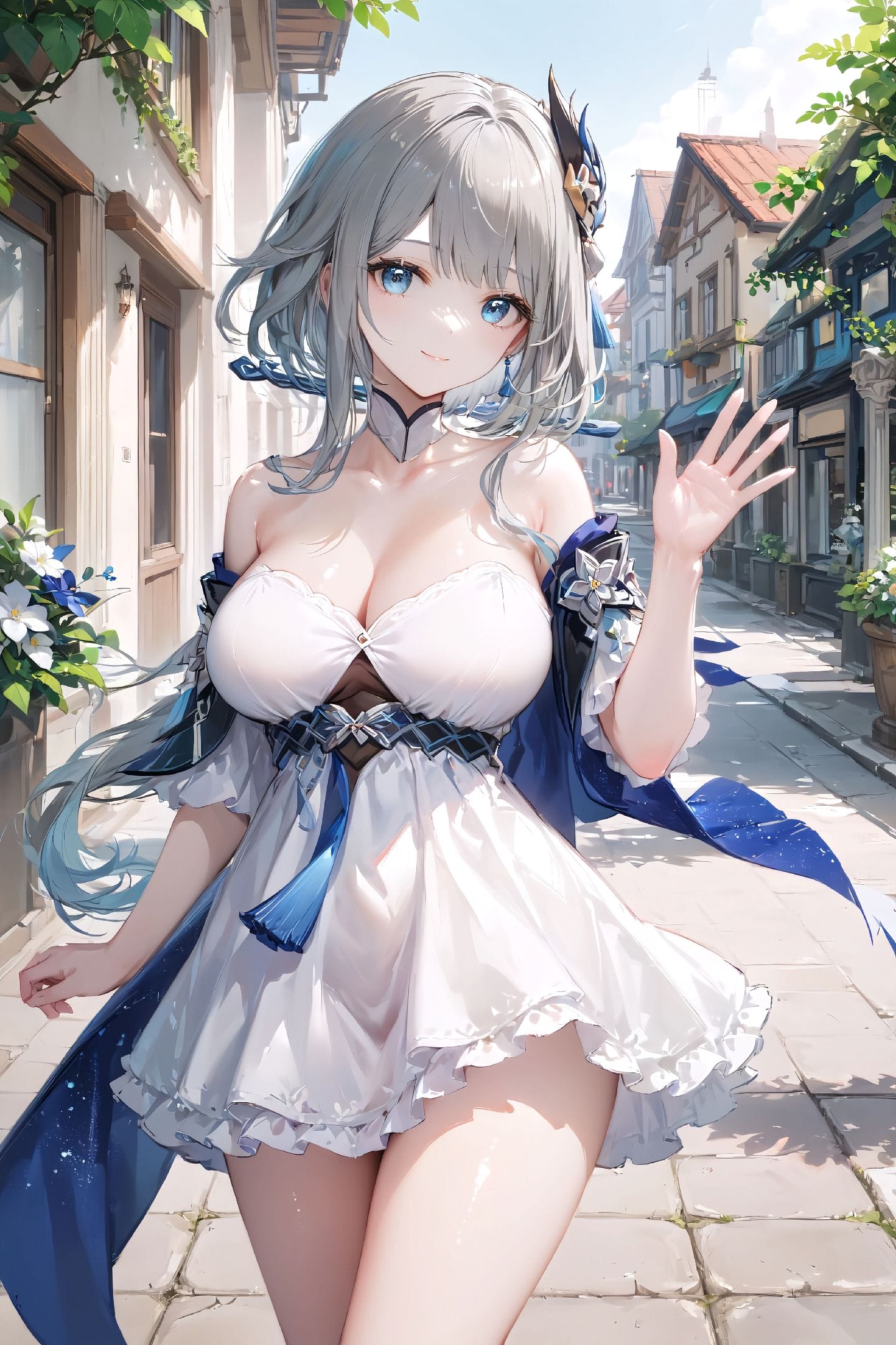 原神 归钟 二次元少女 裙子-皮皮兔动漫