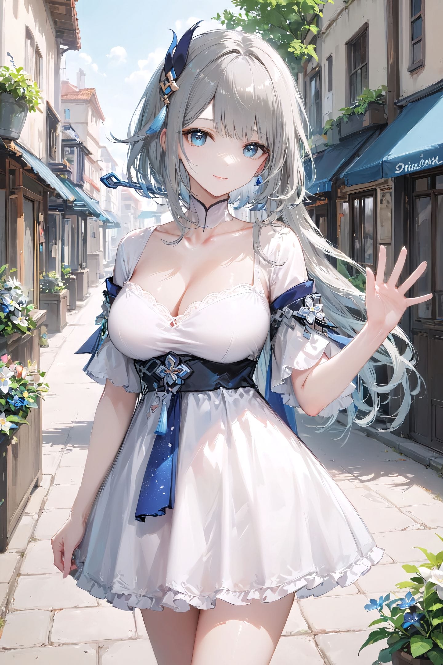 原神 归钟 二次元少女 裙子