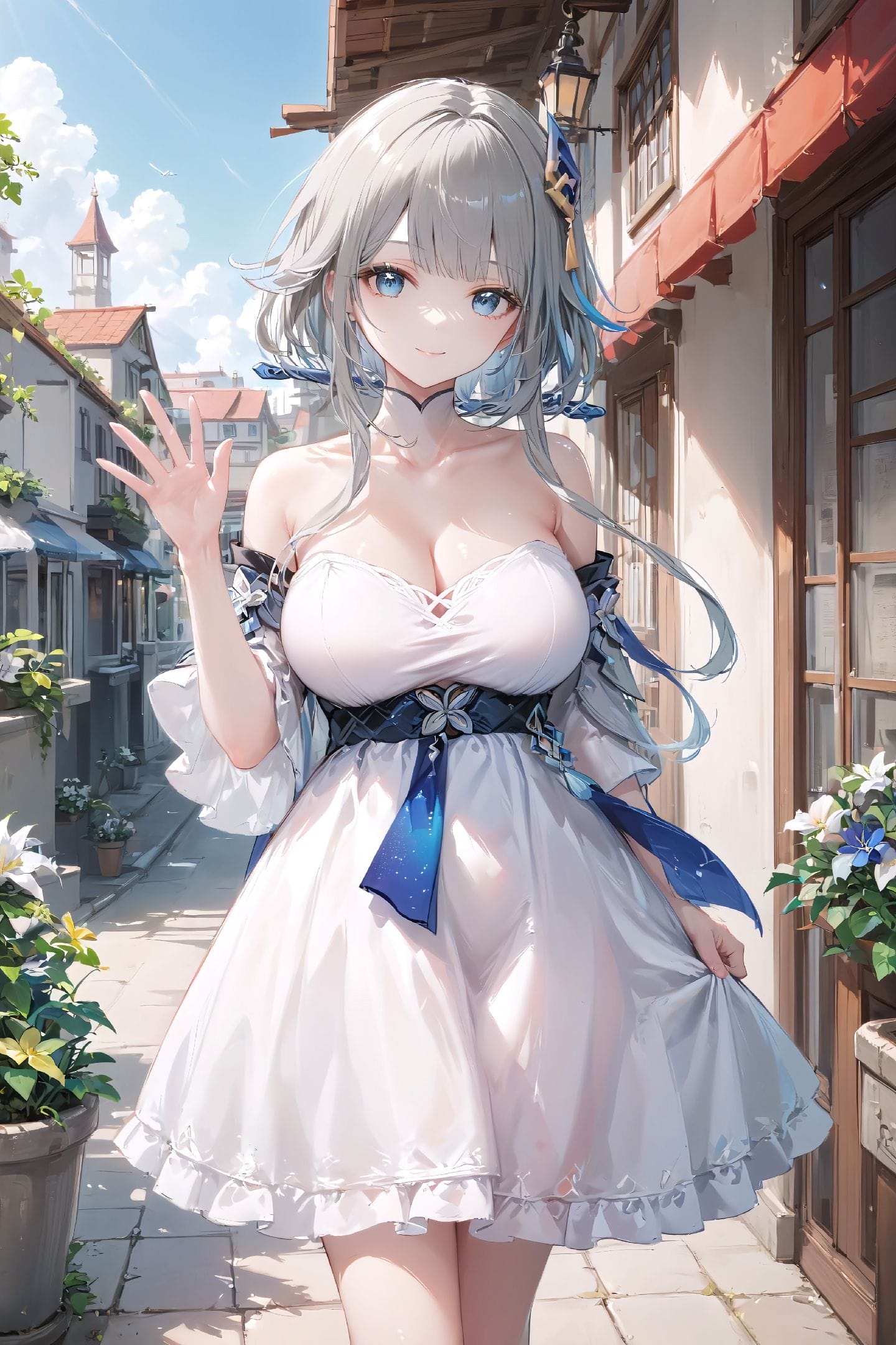 原神 归钟 二次元少女 裙子