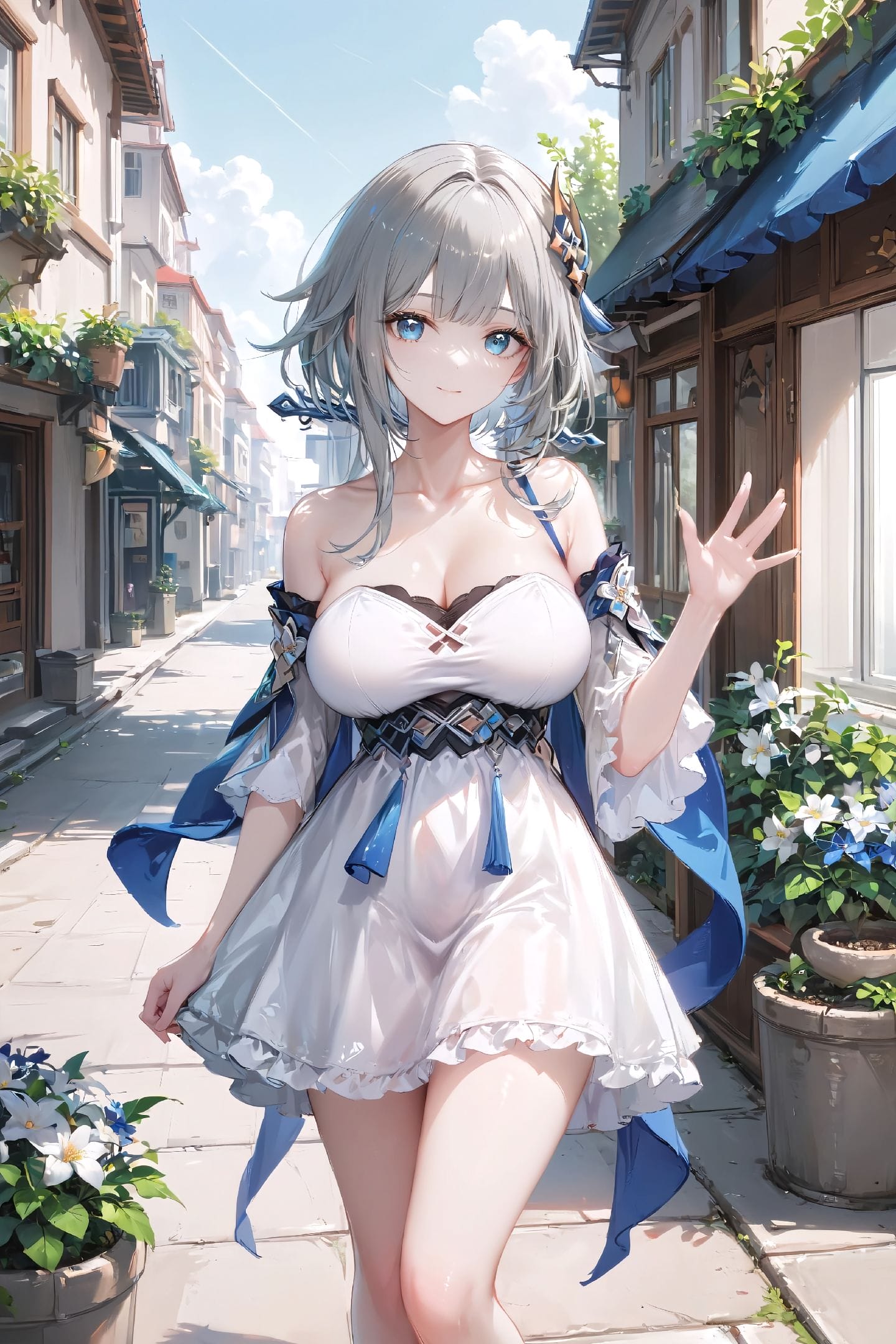 原神 归钟 二次元少女 裙子