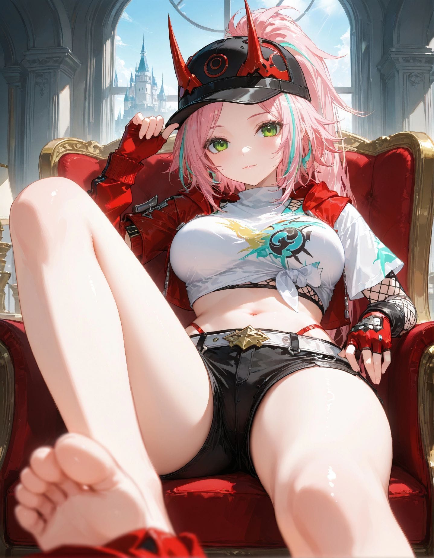 二次元少女美图【崩坏星穹铁道 乱破】美腿 壁纸收藏 分享 ai绘画