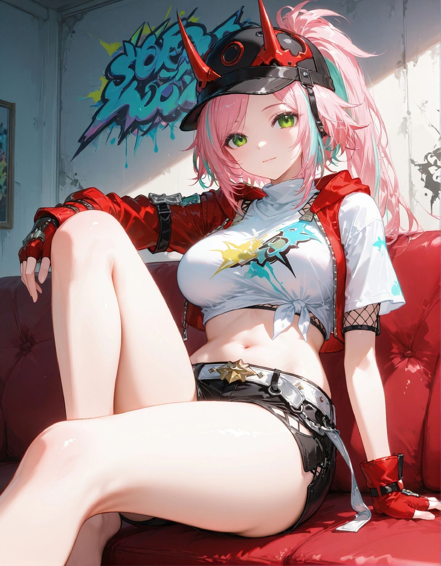 二次元少女美图【崩坏星穹铁道 乱破】美腿 壁纸收藏 分享 ai绘画