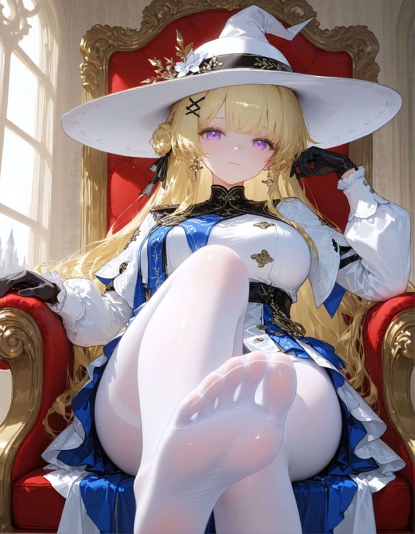 【鸣潮 菲比】二次元少女 白丝 美腿 丝袜-皮皮兔动漫