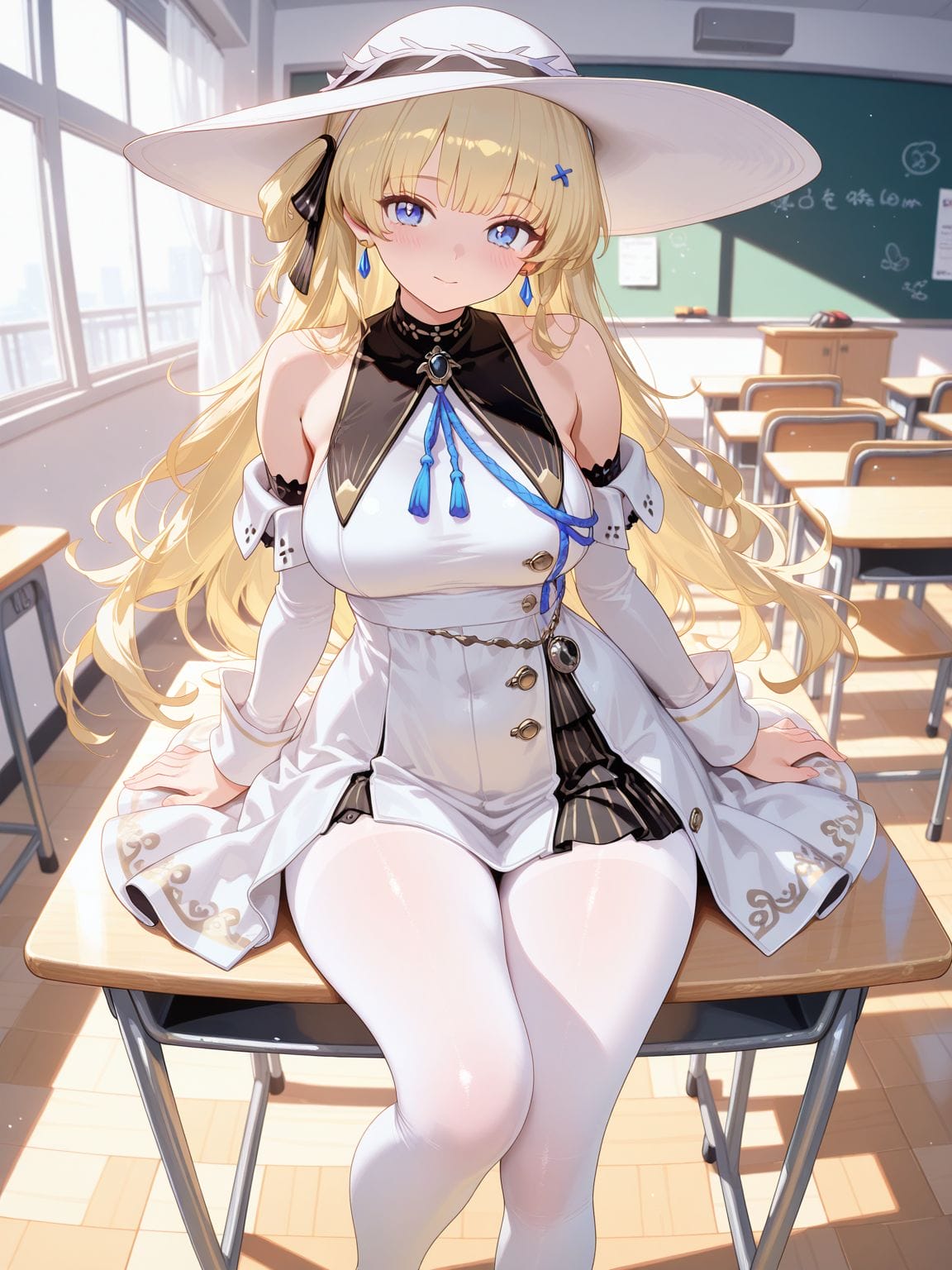 【鸣潮 菲比】美图收藏分享 二次元图片壁纸 萌系 校园 教室