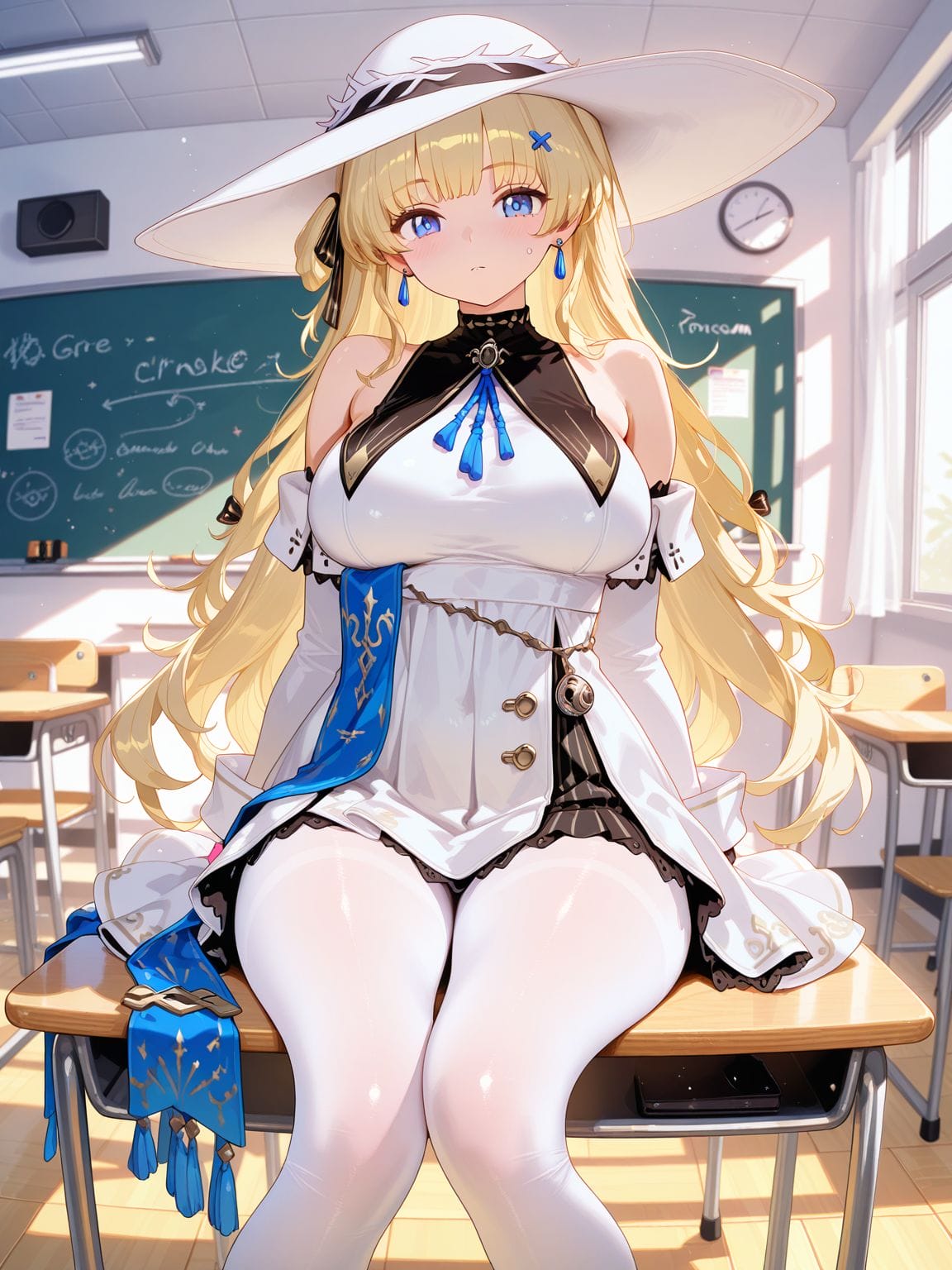 【鸣潮 菲比】美图收藏分享 二次元图片壁纸 萌系 校园 教室