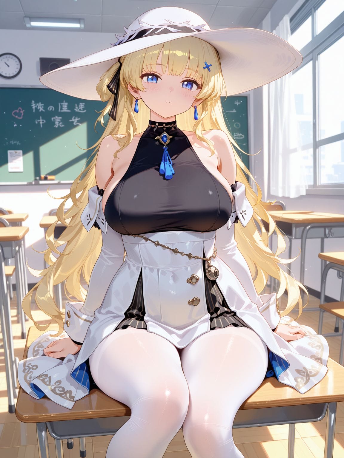 【鸣潮 菲比】美图收藏分享 二次元图片壁纸 萌系 校园 教室